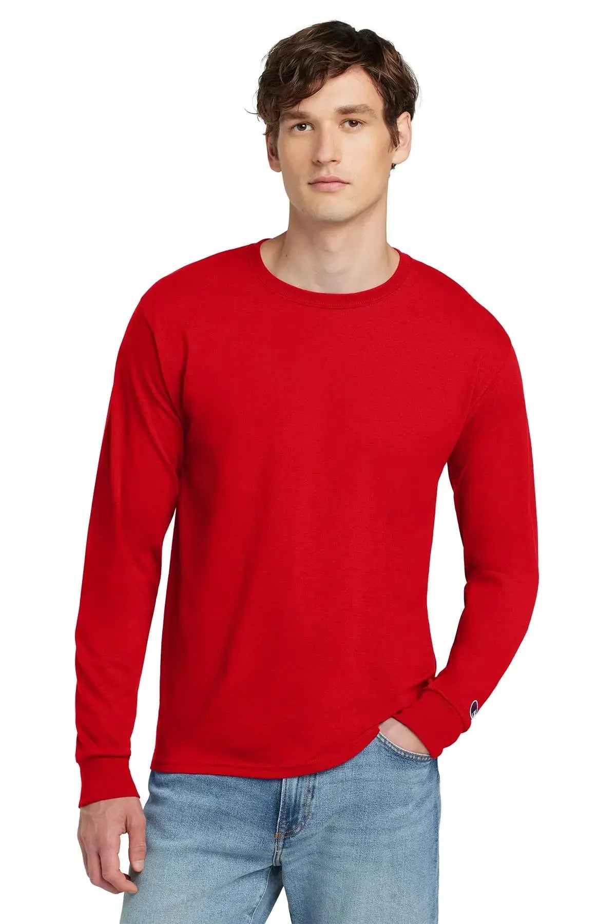 Champion® Heritage 5.2-Oz. Jersey Long Sleeve Tee #CC8C Game Over Merch