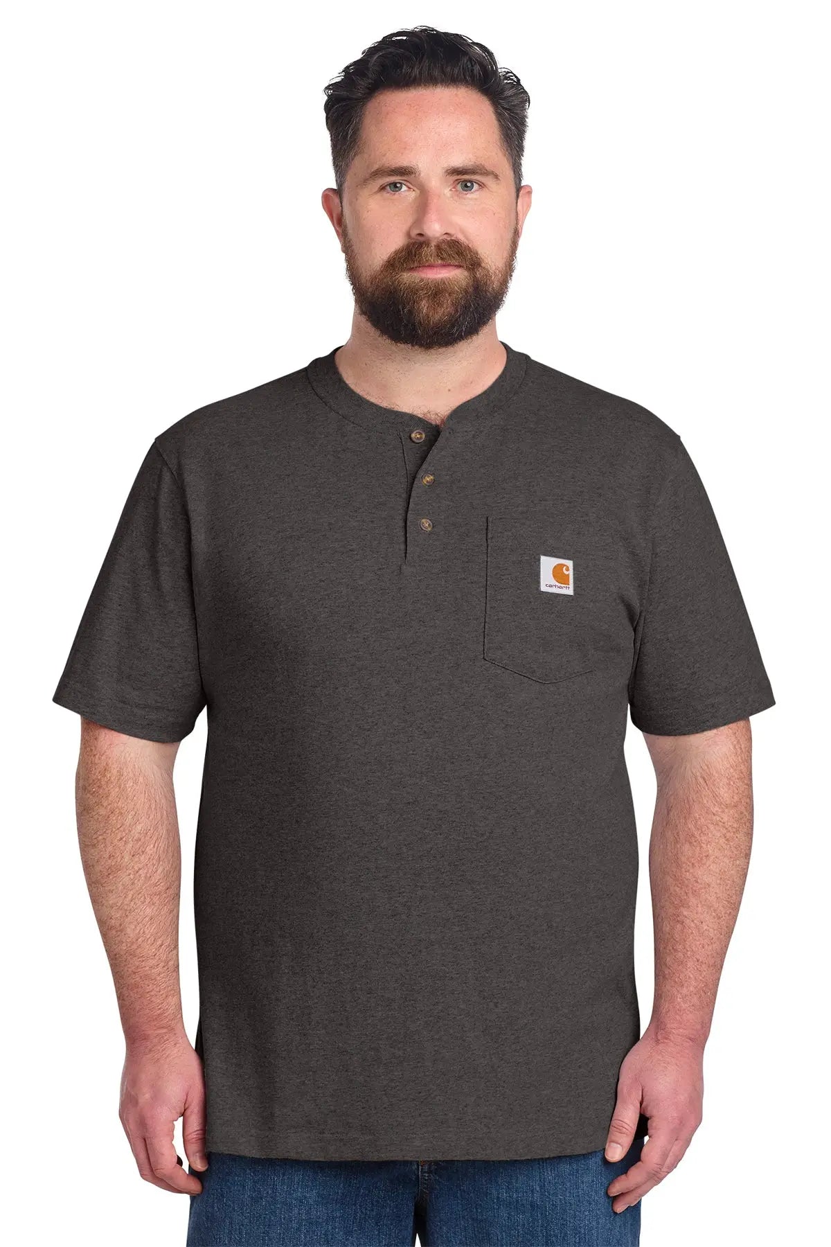 Carhartt® Short Sleeve Henley T-Shirt #CTK84