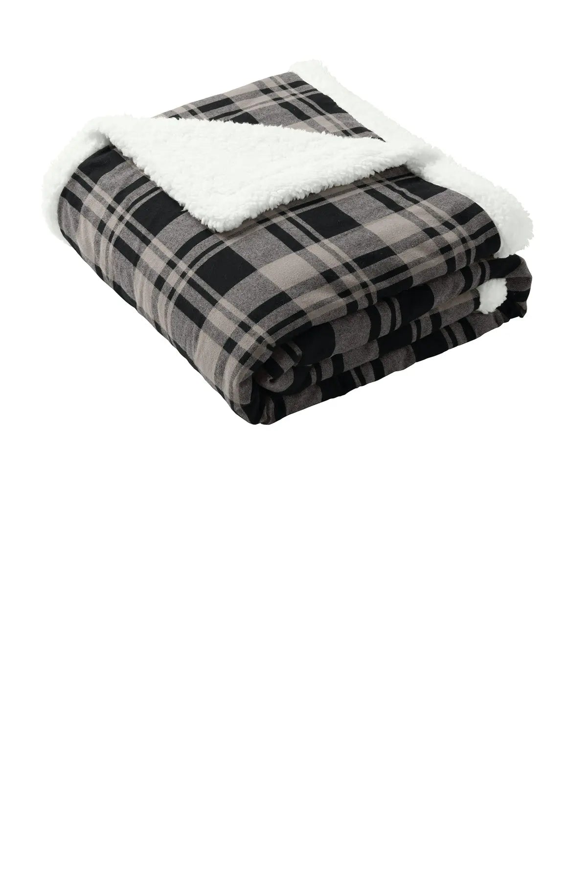 Port Authority® Flannel Sherpa Blanket #BP43