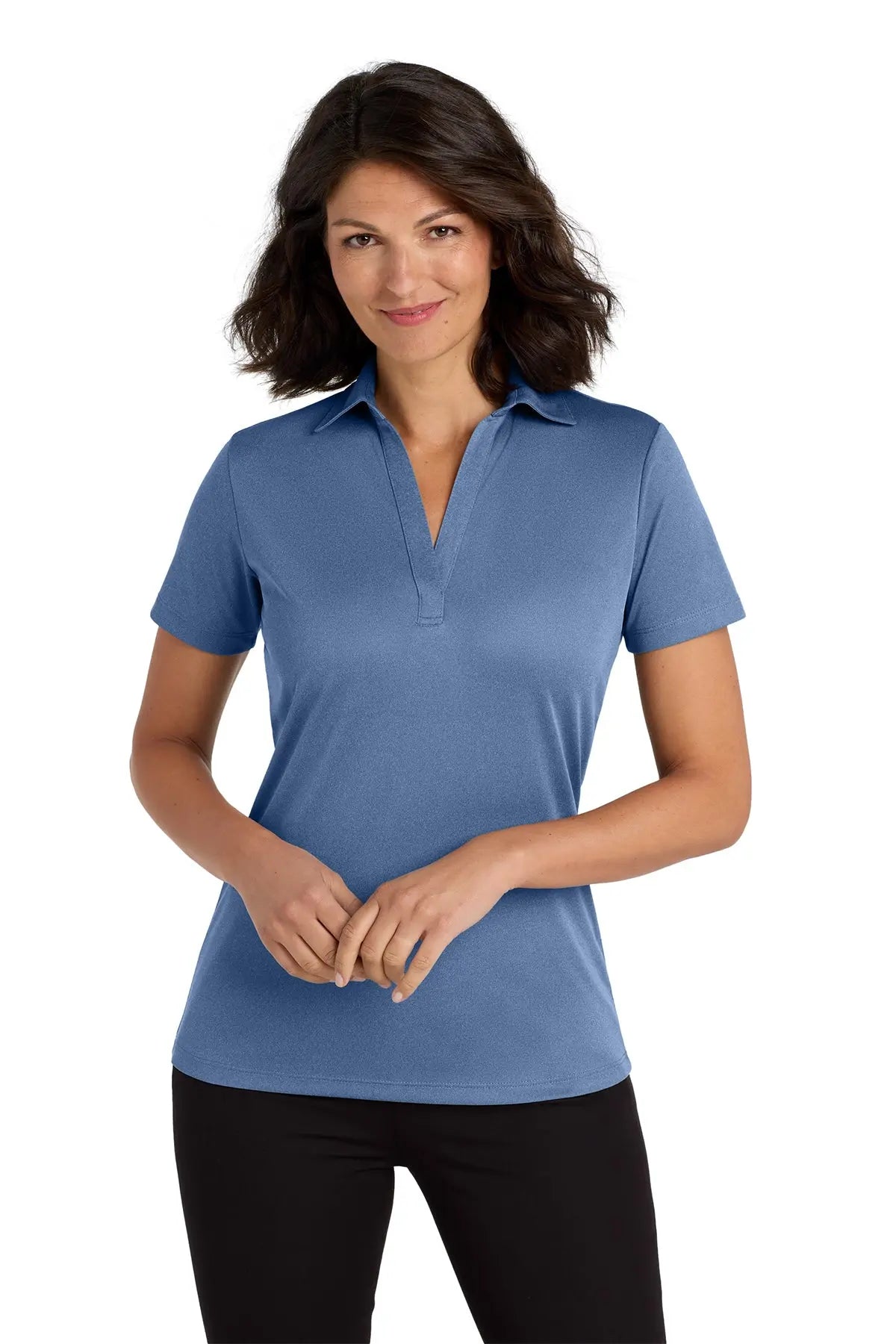 Port Authority® Women's Heathered Silk Touch™ Performance Polo #LK542Game Over Merch