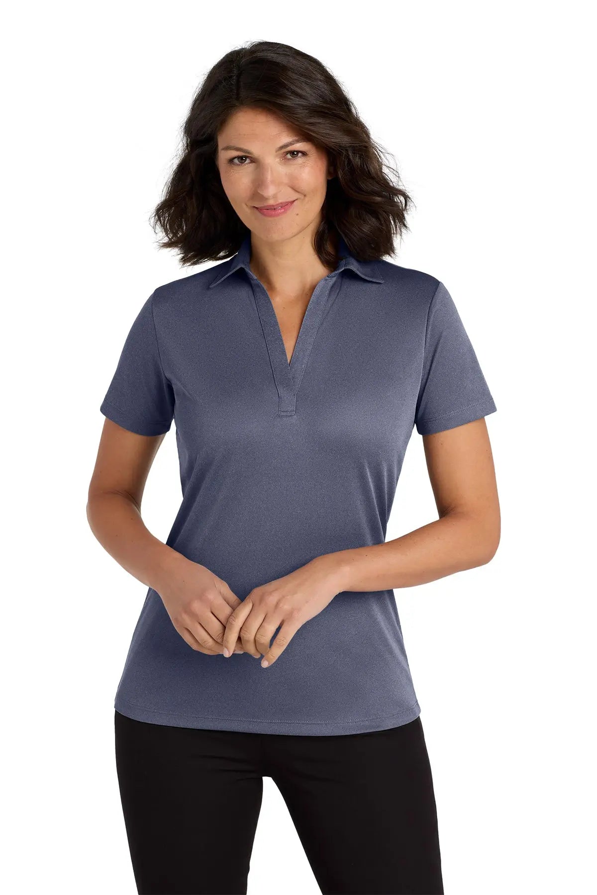 Port Authority® Women's Heathered Silk Touch™ Performance Polo #LK542Game Over Merch