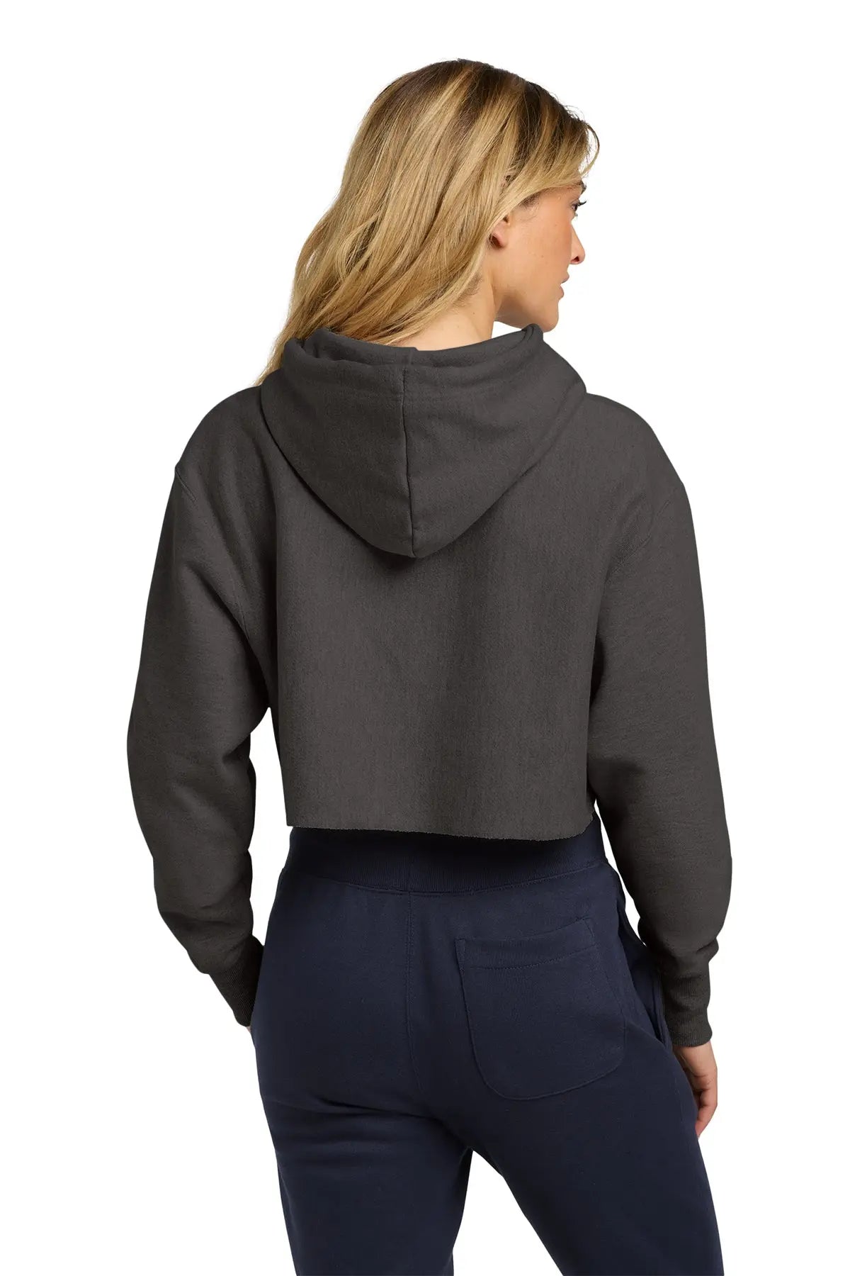 Champion® Women’s Reverse Weave® Cropped Cut-Off Hooded Sweatshirt #RW01W