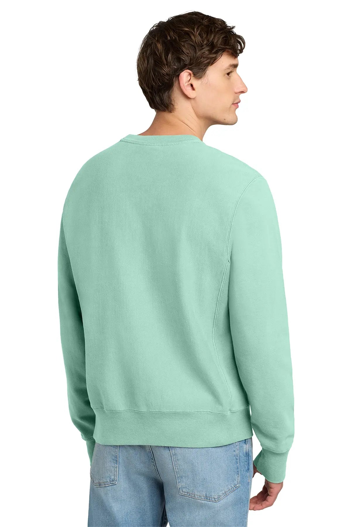 Champion® Reverse Weave® Garment-Dyed Crewneck Sweatshirt #GDS149