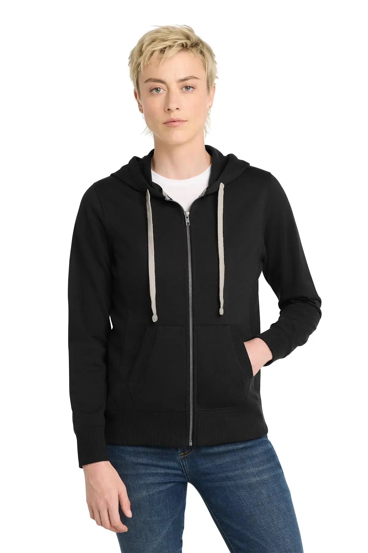 District® Women's Re-Fleece™ Full-Zip Hoodie #DT8103 Game Over Merch