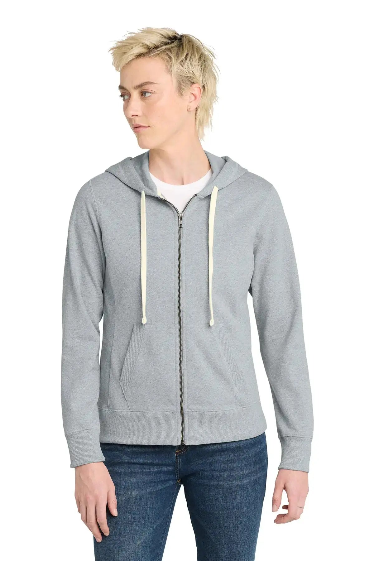 District® Women's Re-Fleece™ Full-Zip Hoodie #DT8103 Game Over Merch