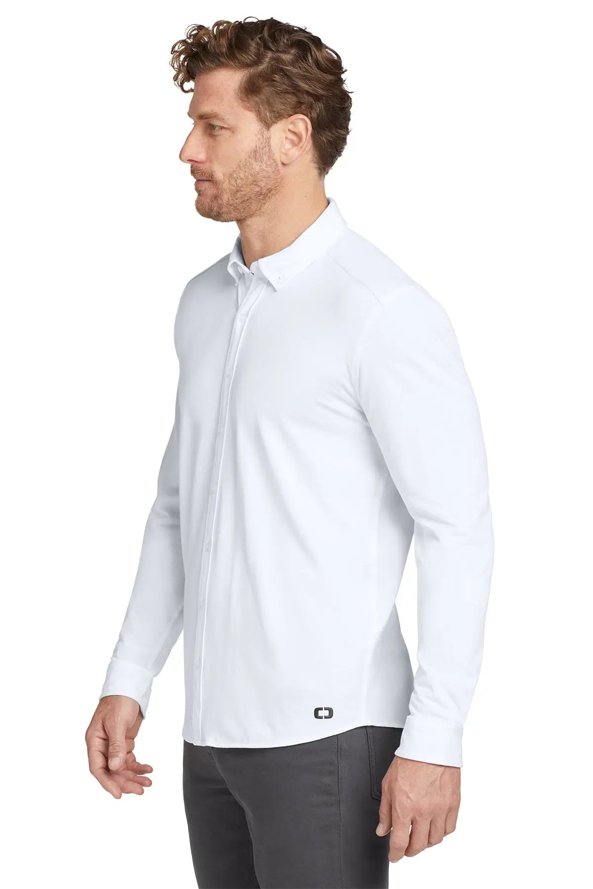 OGIO® Code Stretch Long Sleeve Button-Up #OG145