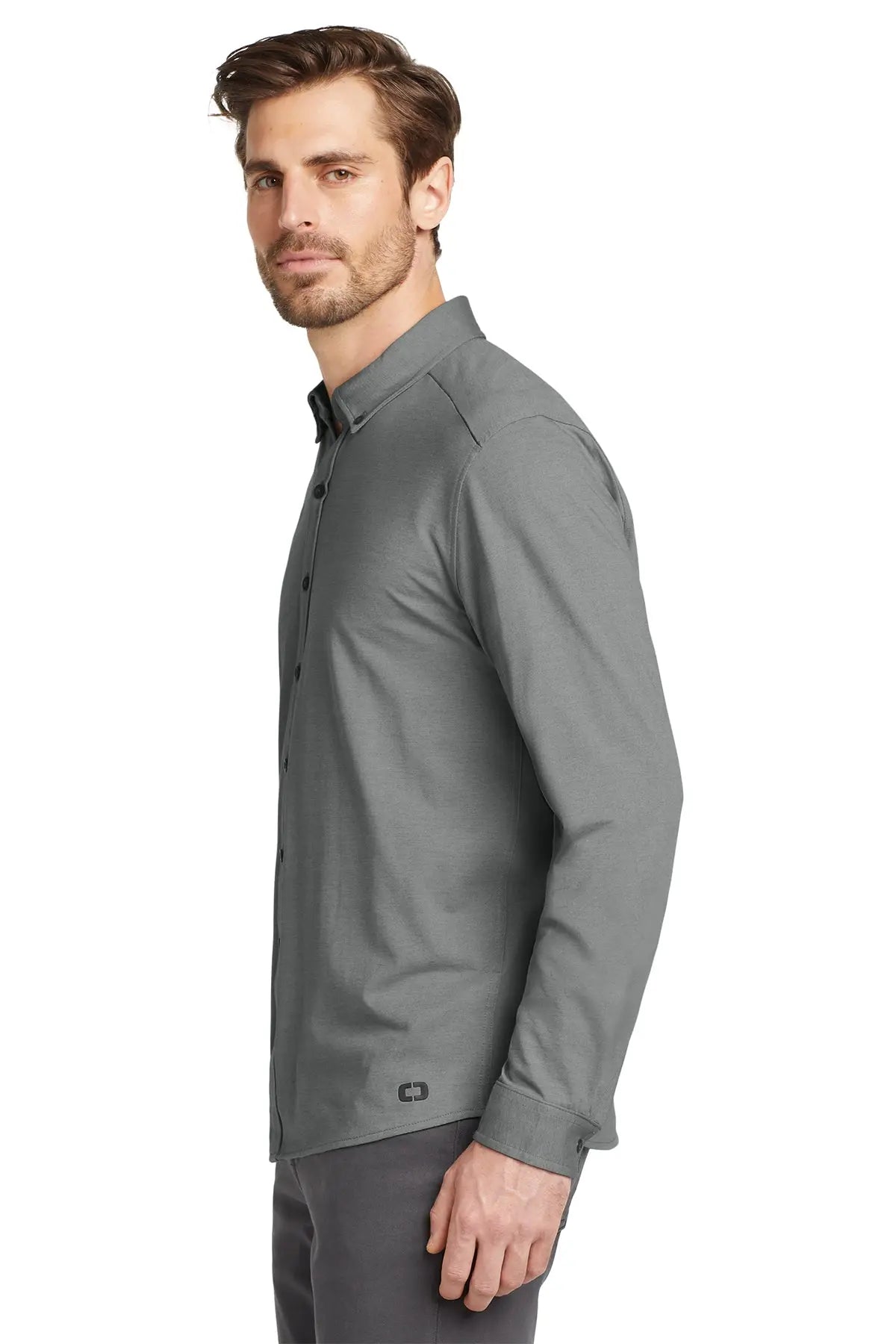 OGIO® Code Stretch Long Sleeve Button-Up #OG145