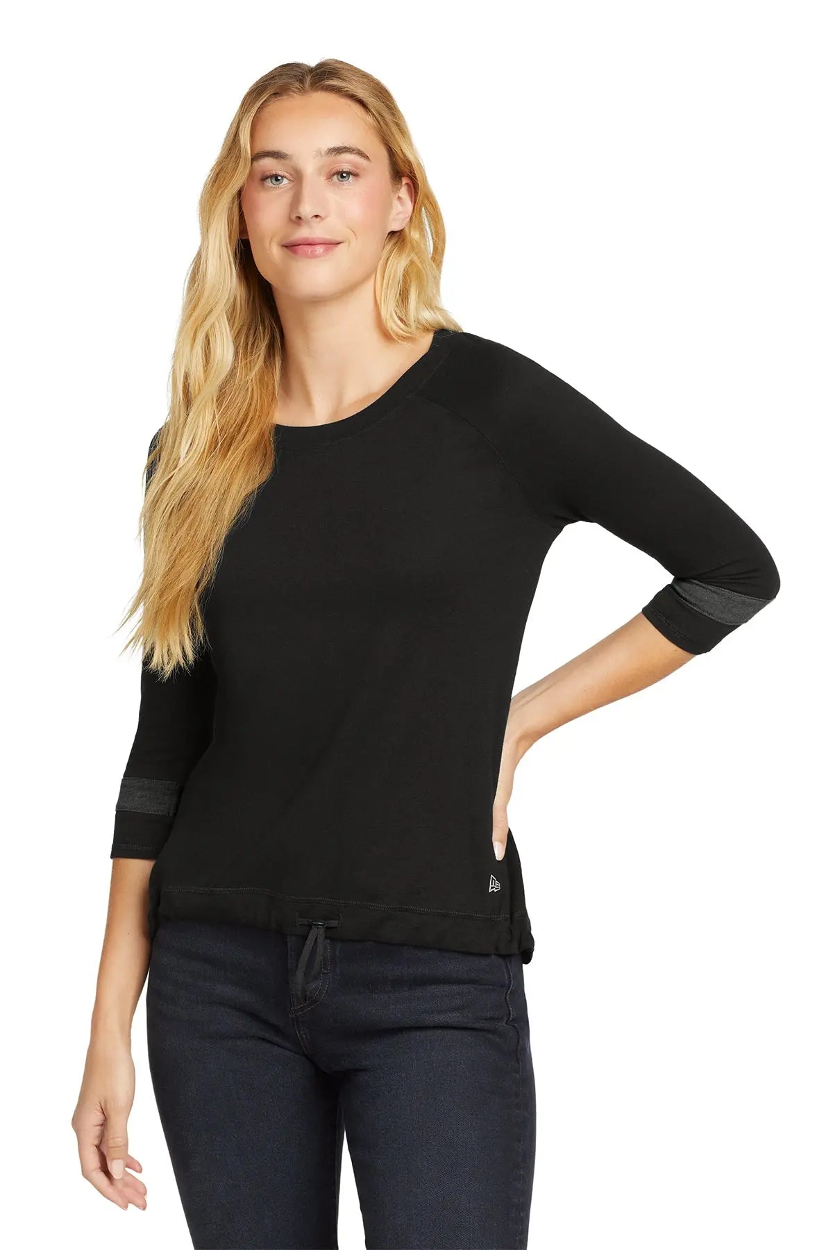 New Era® Women's Tri-Blend 3/4-Sleeve Tee #LNEA136