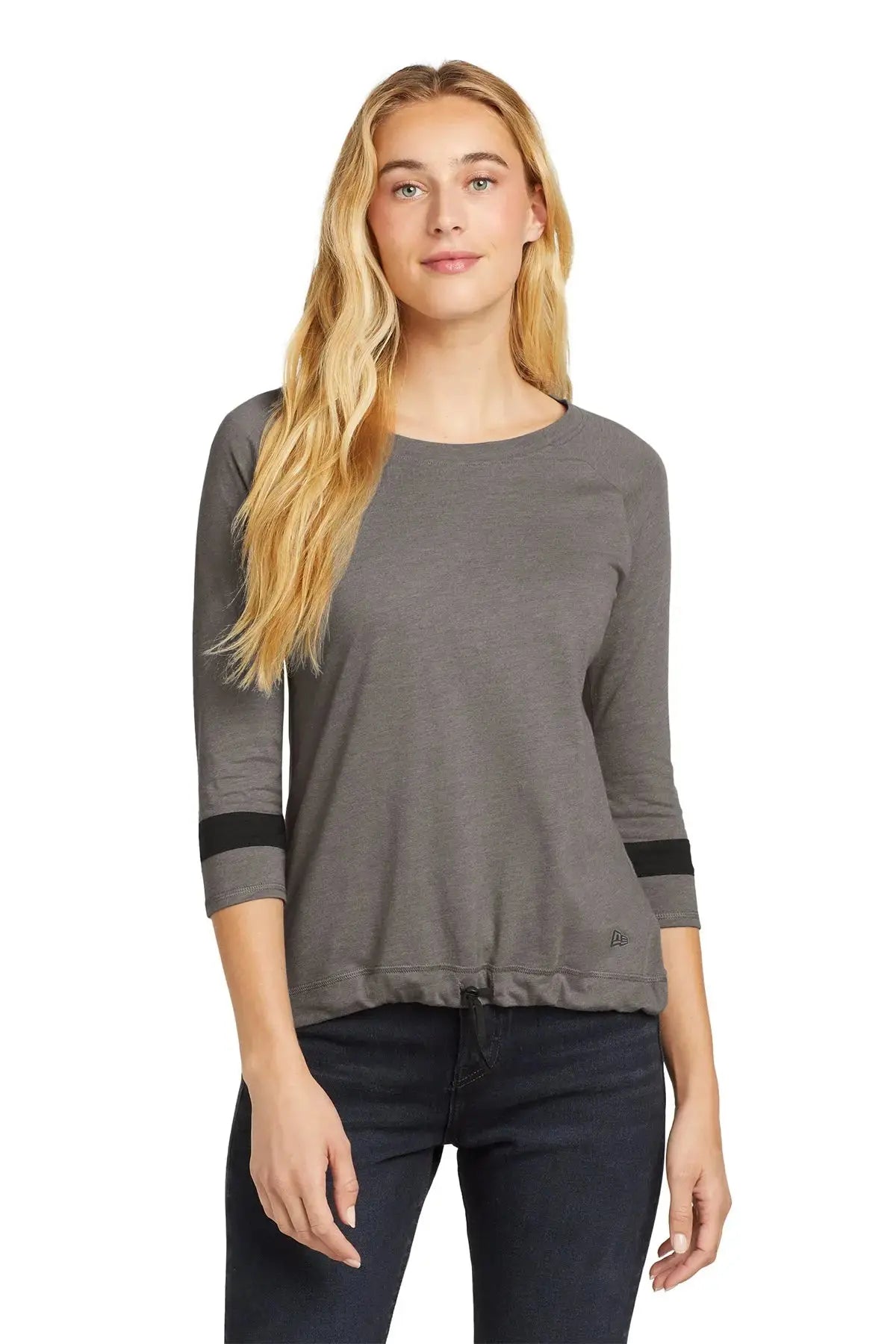 New Era® Women's Tri-Blend 3/4-Sleeve Tee #LNEA136 Game Over Merch