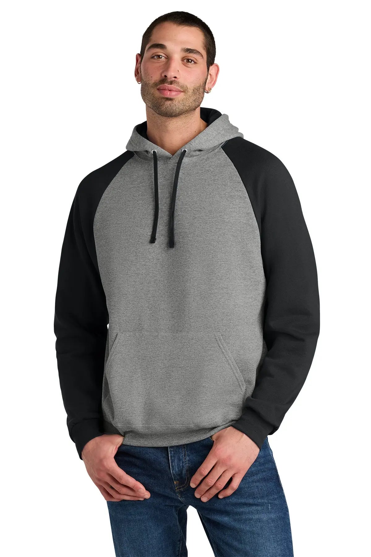 Jerzees® Unisex NuBlend® Colorblock Raglan Hoodie Sweatshirt #96C