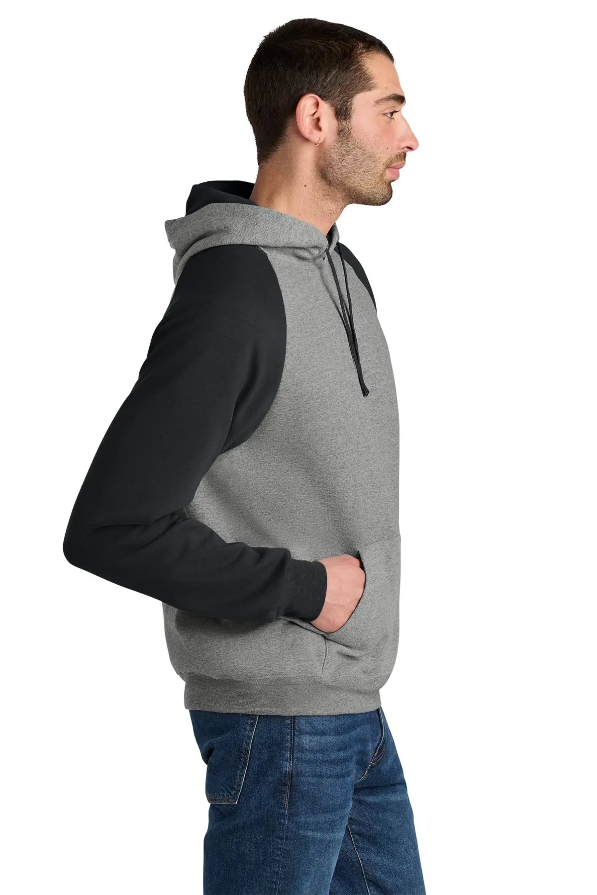 Jerzees® Unisex NuBlend® Colorblock Raglan Hoodie Sweatshirt #96C