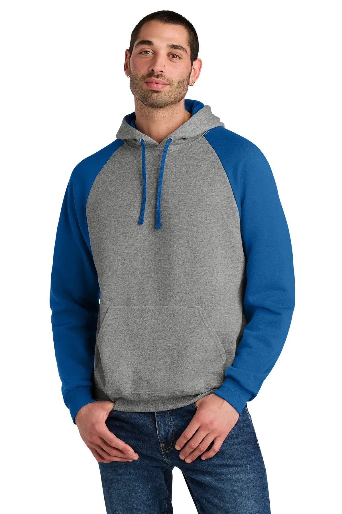 Jerzees® Unisex NuBlend® Colorblock Raglan Hoodie Sweatshirt #96C