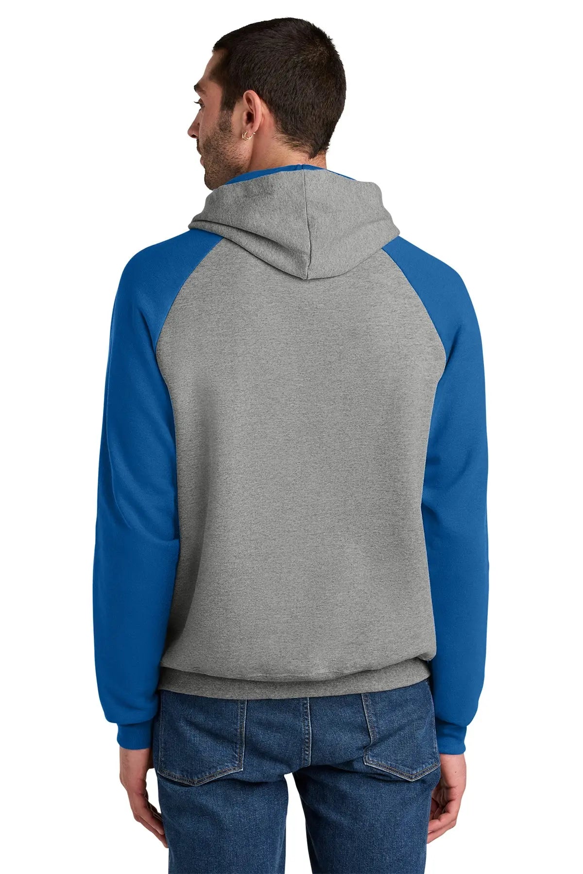 Jerzees® Unisex NuBlend® Colorblock Raglan Hoodie Sweatshirt #96C