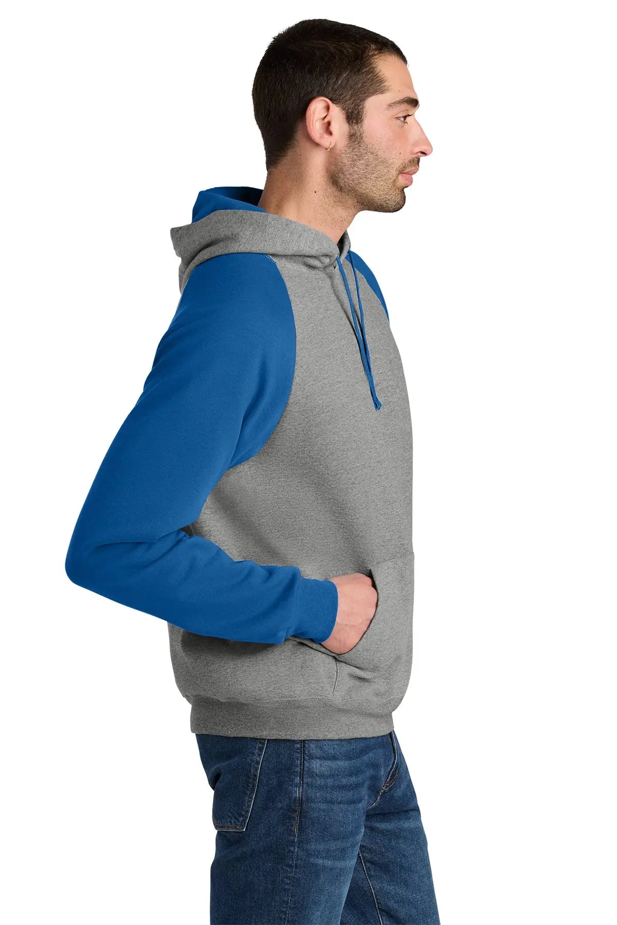 Jerzees® Unisex NuBlend® Colorblock Raglan Hoodie Sweatshirt #96C