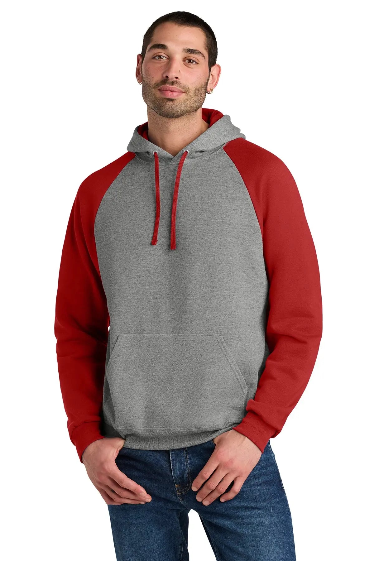 Jerzees® Unisex NuBlend® Colorblock Raglan Hoodie Sweatshirt #96C