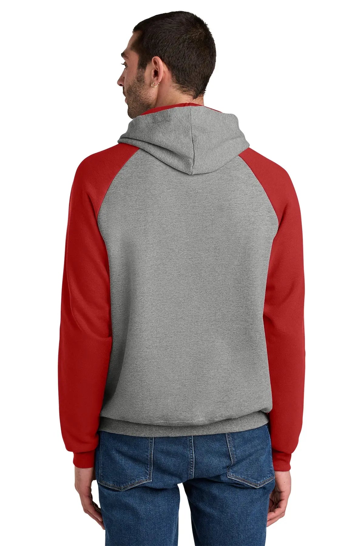 Jerzees® Unisex NuBlend® Colorblock Raglan Hoodie Sweatshirt #96C