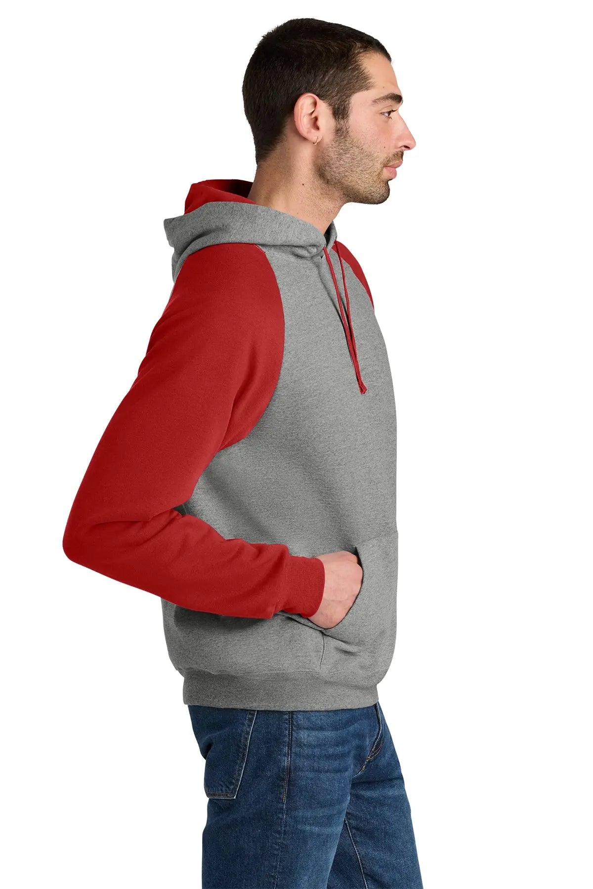 Jerzees® Unisex NuBlend® Colorblock Raglan Hoodie Sweatshirt #96C