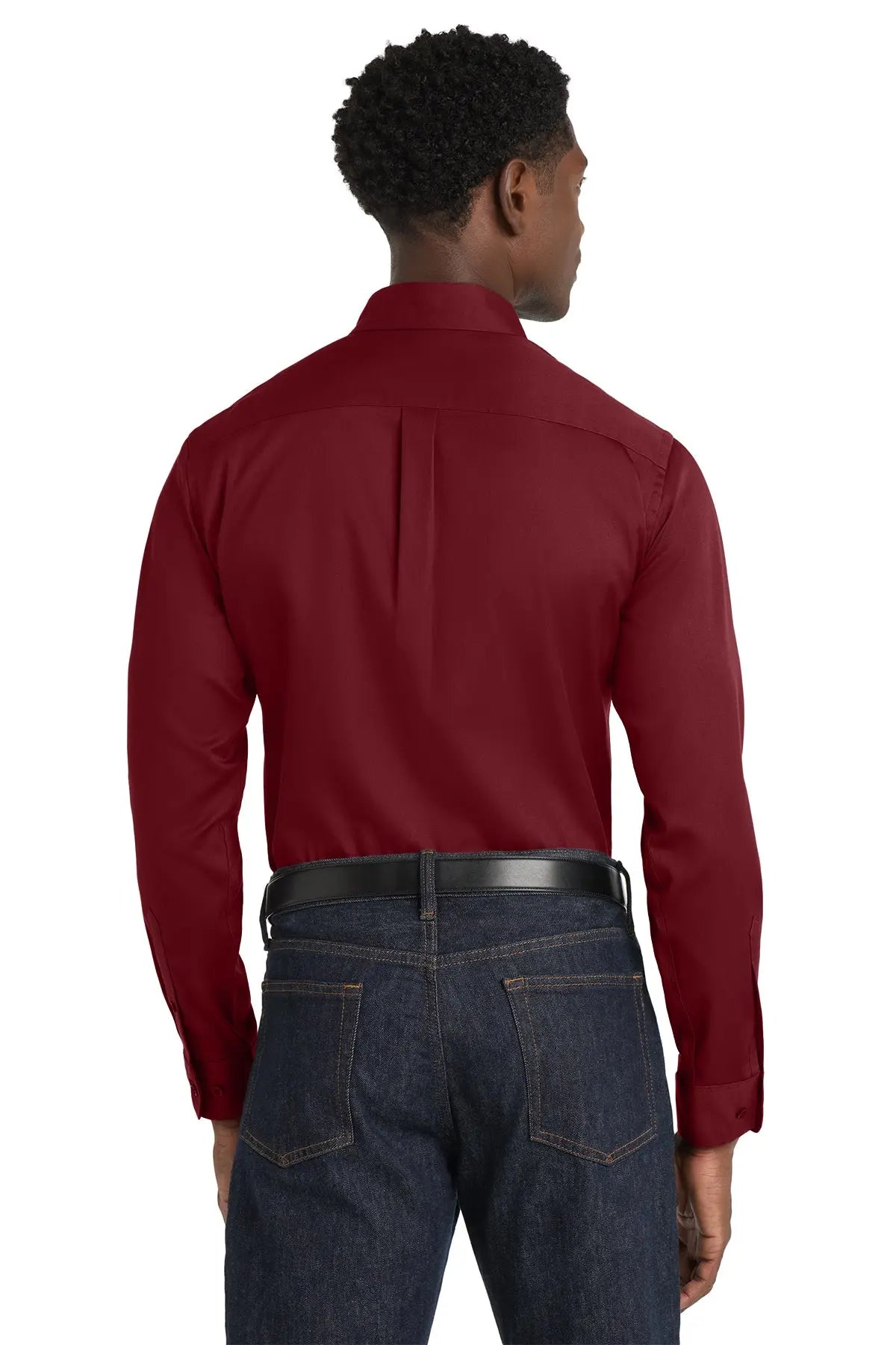 Port Authority® Long Sleeve SuperPro React™ Twill Shirt #W808