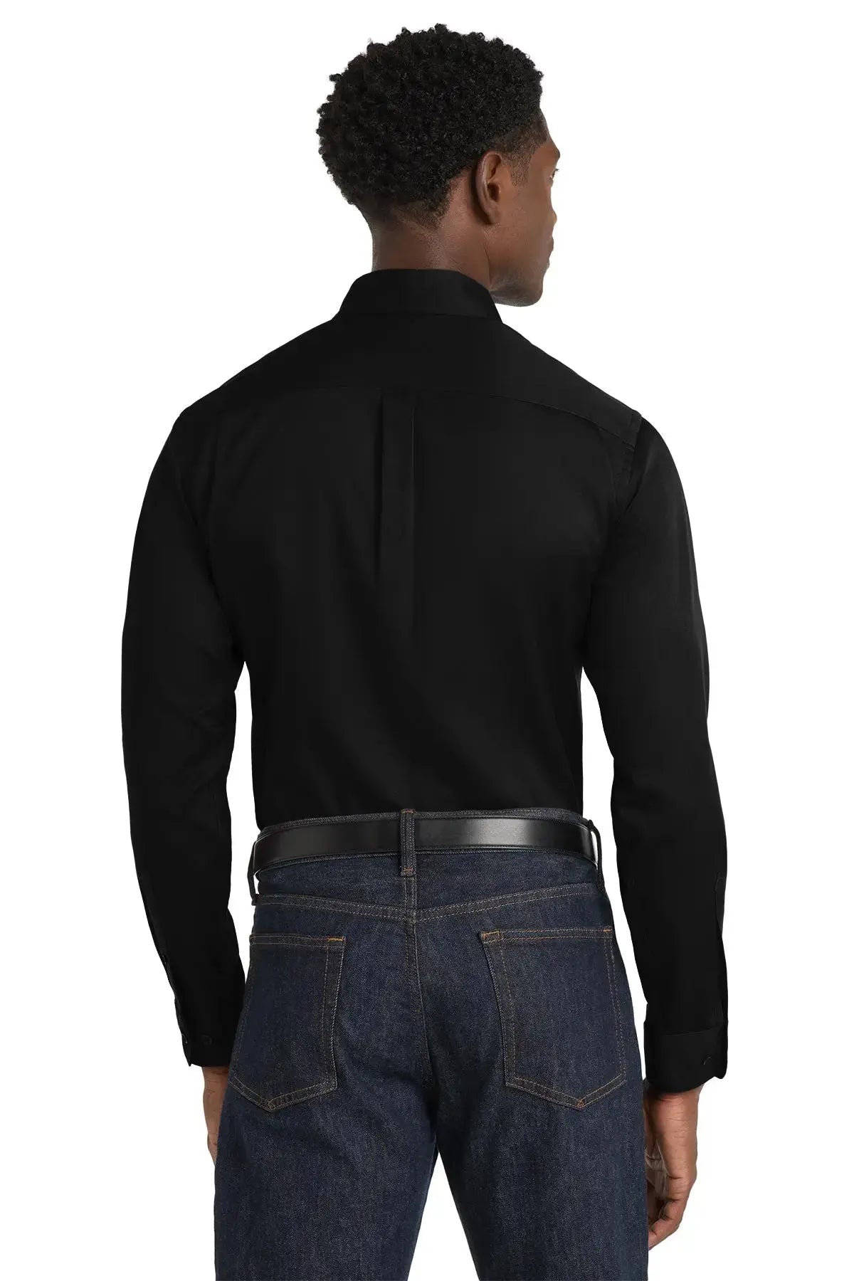Port Authority® Long Sleeve SuperPro React™ Twill Shirt #W808 Game Over Merch