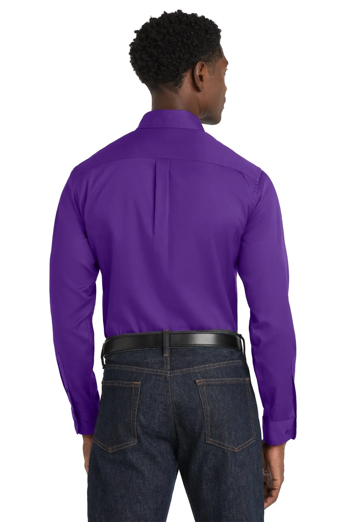 Port Authority® Long Sleeve SuperPro React™ Twill Shirt #W808