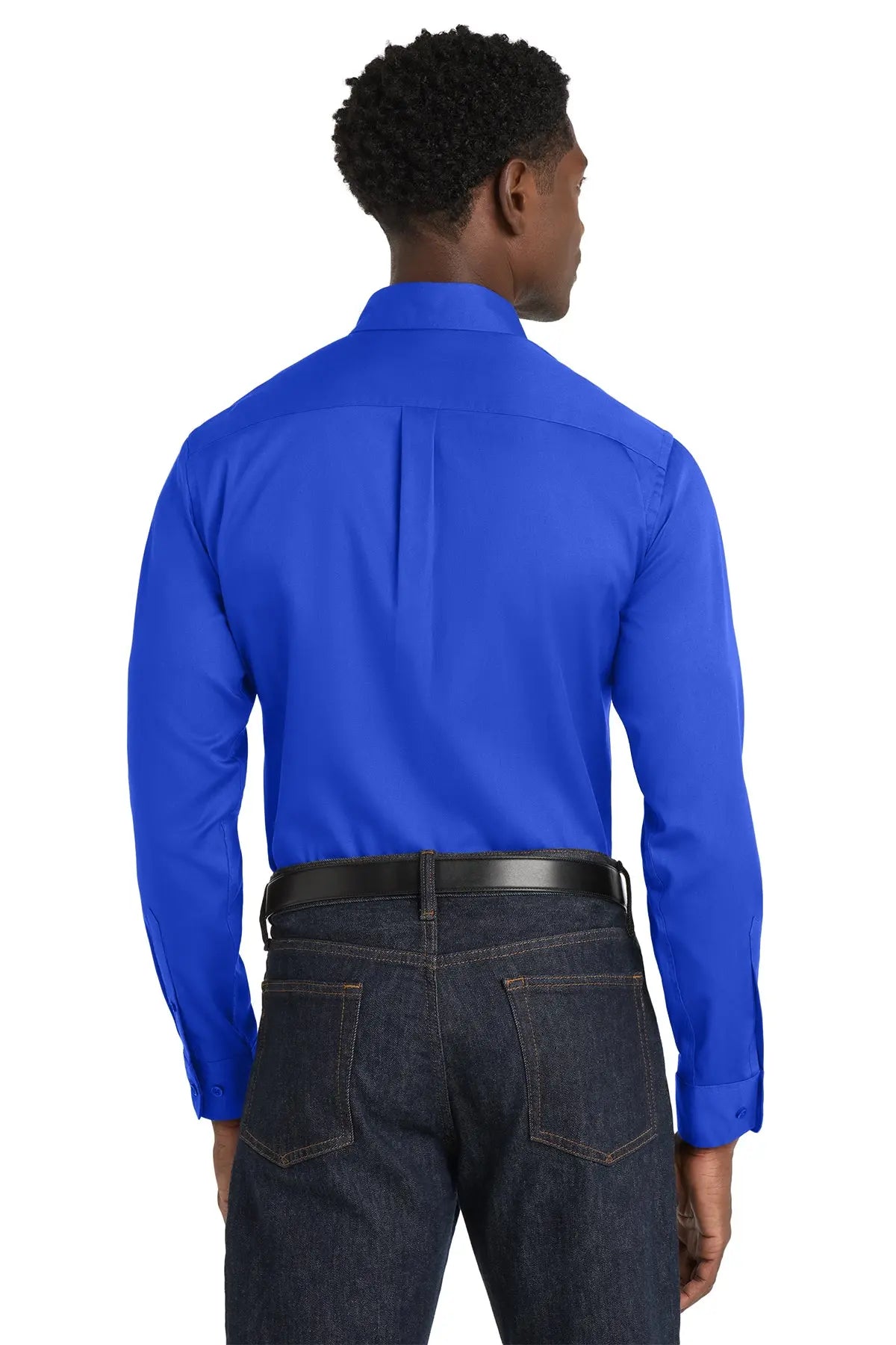 Port Authority® Long Sleeve SuperPro React™ Twill Shirt #W808