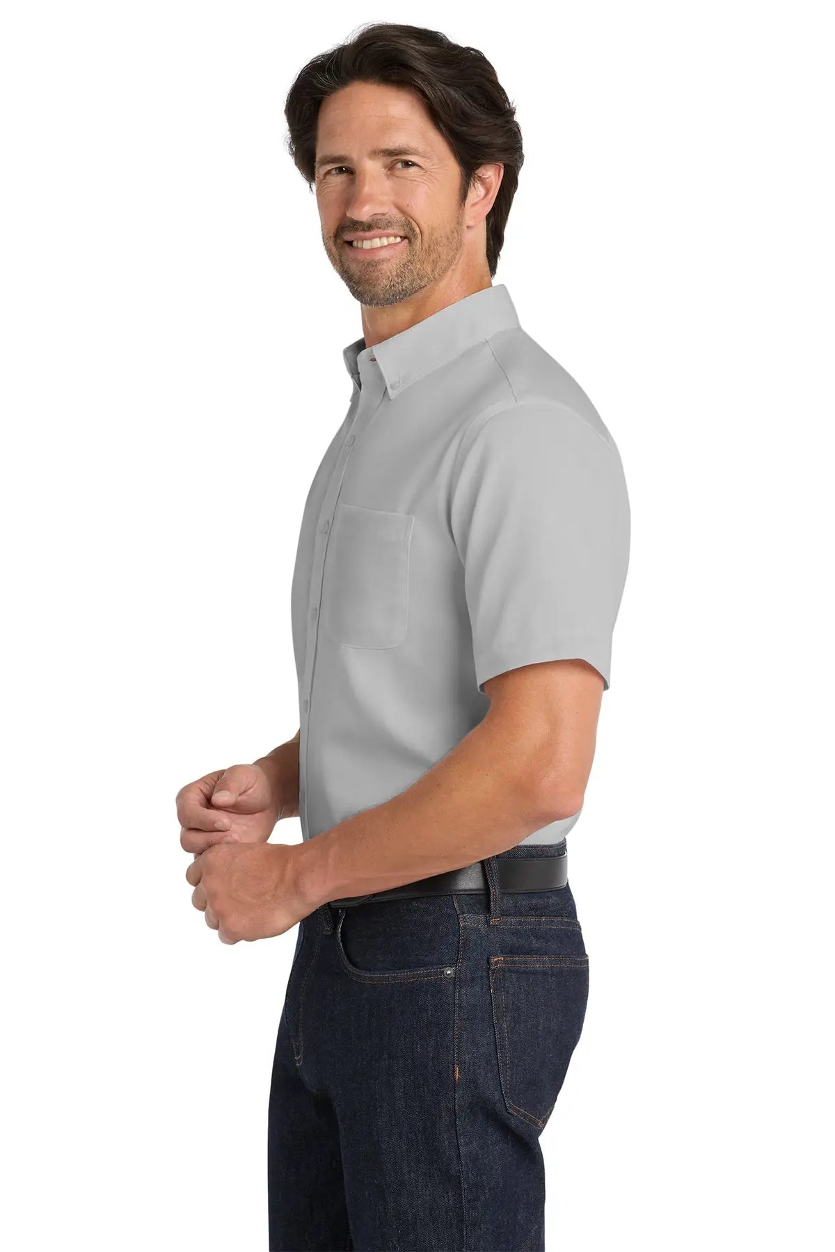 Port Authority® Short Sleeve SuperPro React™ Twill Shirt #W809