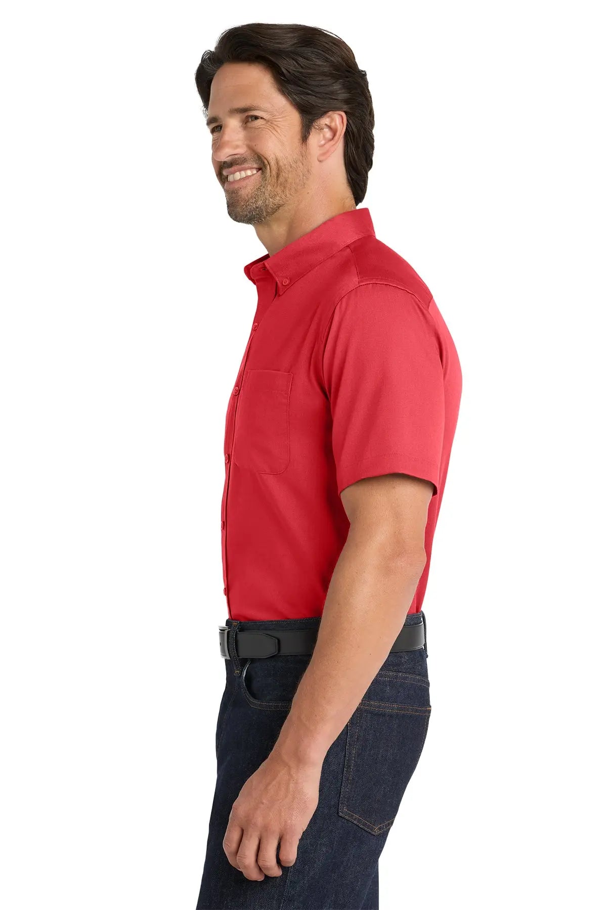 Port Authority® Short Sleeve SuperPro React™ Twill Shirt #W809