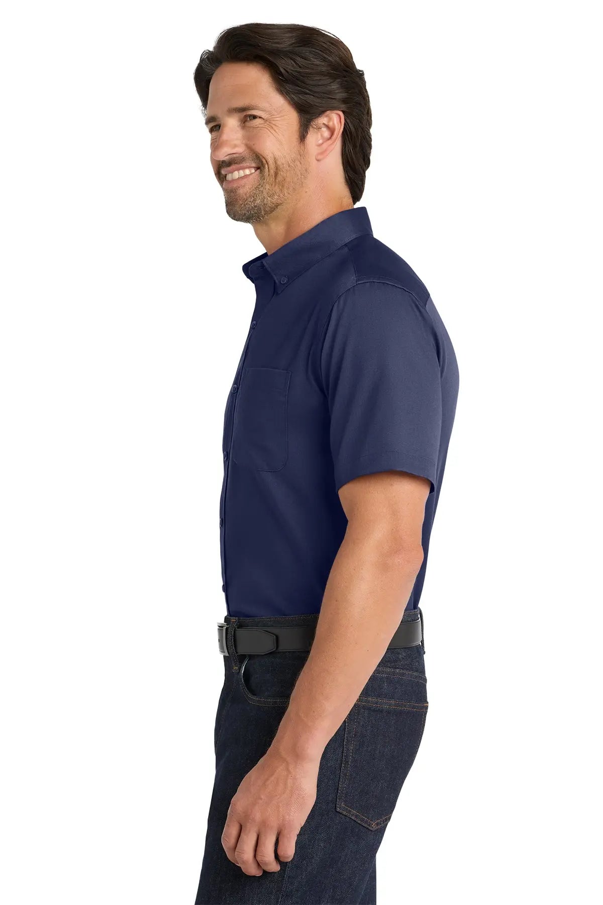Port Authority® Short Sleeve SuperPro React™ Twill Shirt #W809