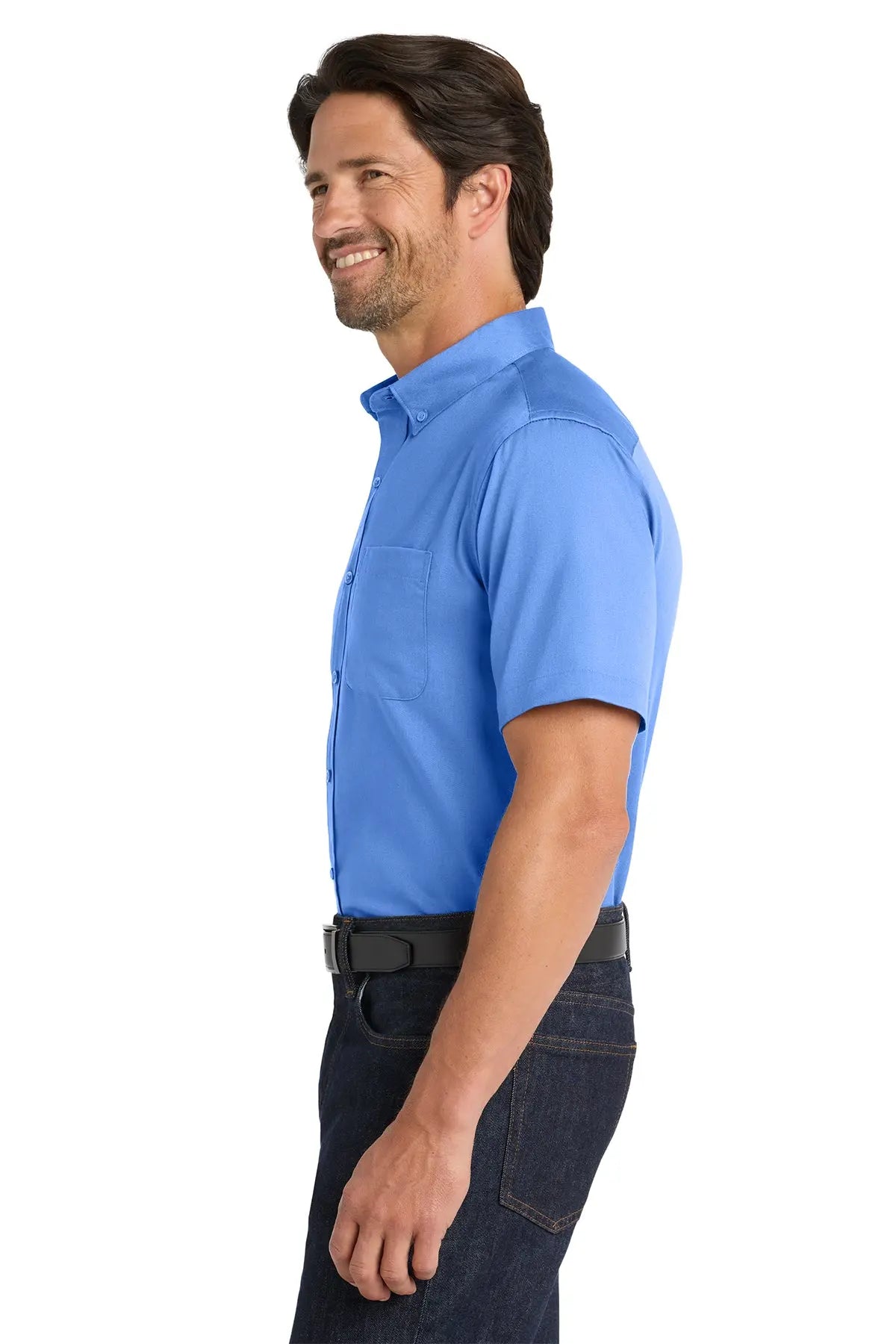 Port Authority® Short Sleeve SuperPro React™ Twill Shirt #W809