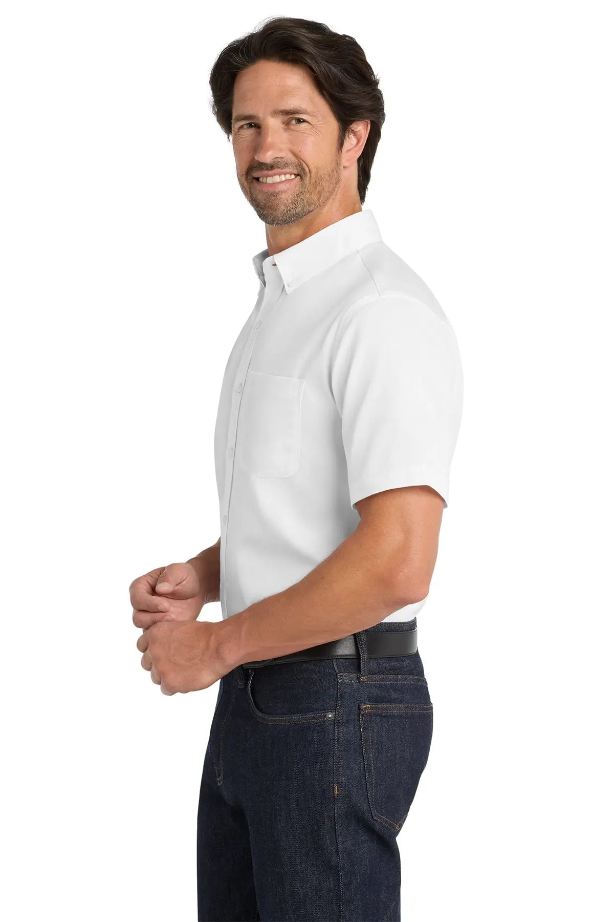 Port Authority® Short Sleeve SuperPro React™ Twill Shirt #W809