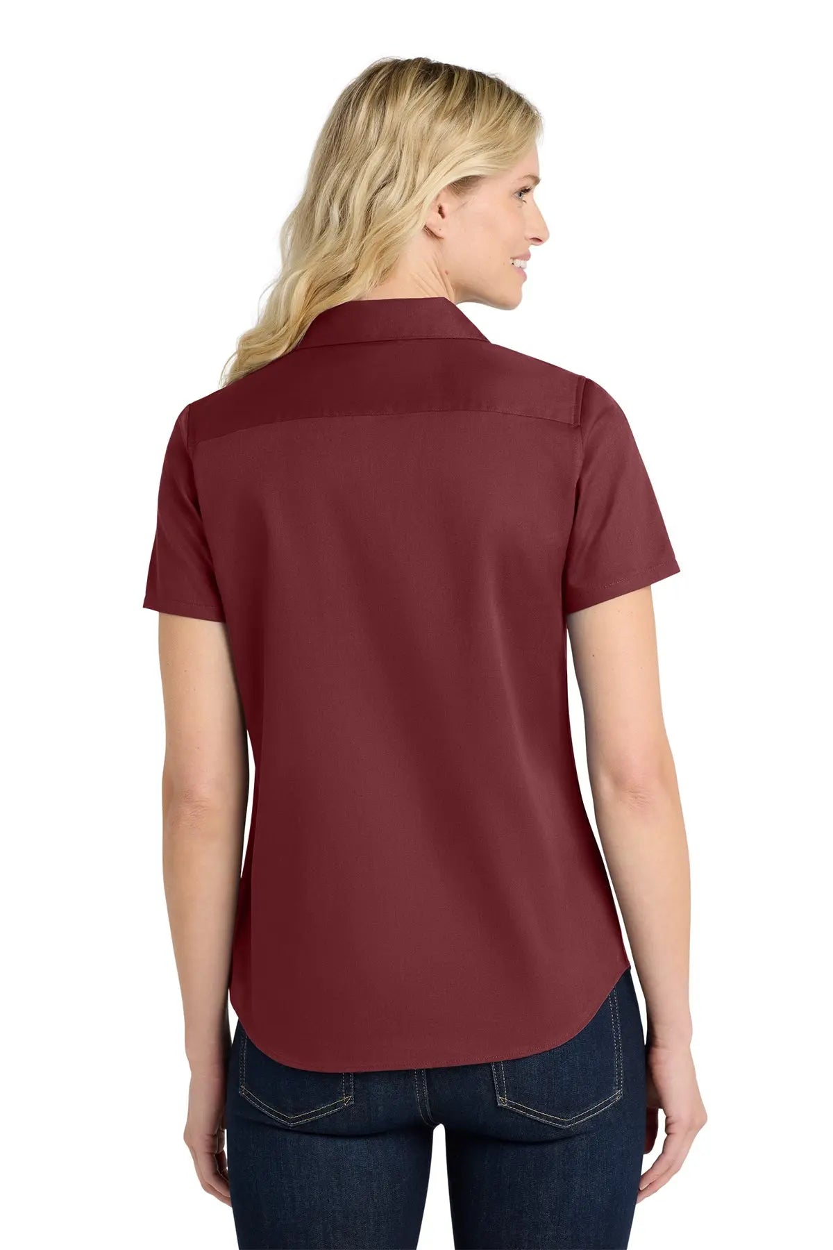 Port Authority® Women's Short Sleeve superPro React™ Twill Shirt #LW809