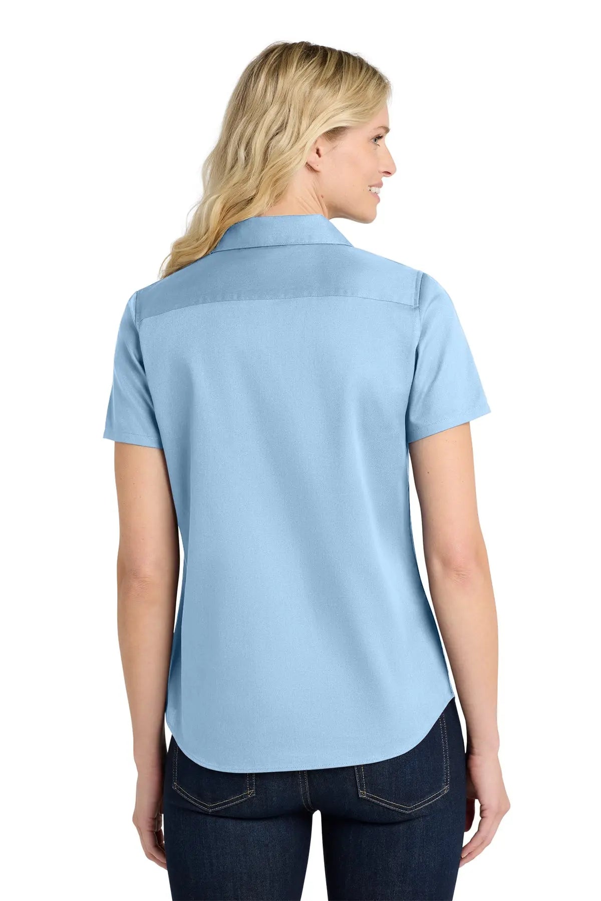 Port Authority® Women's Short Sleeve superPro React™ Twill Shirt #LW809