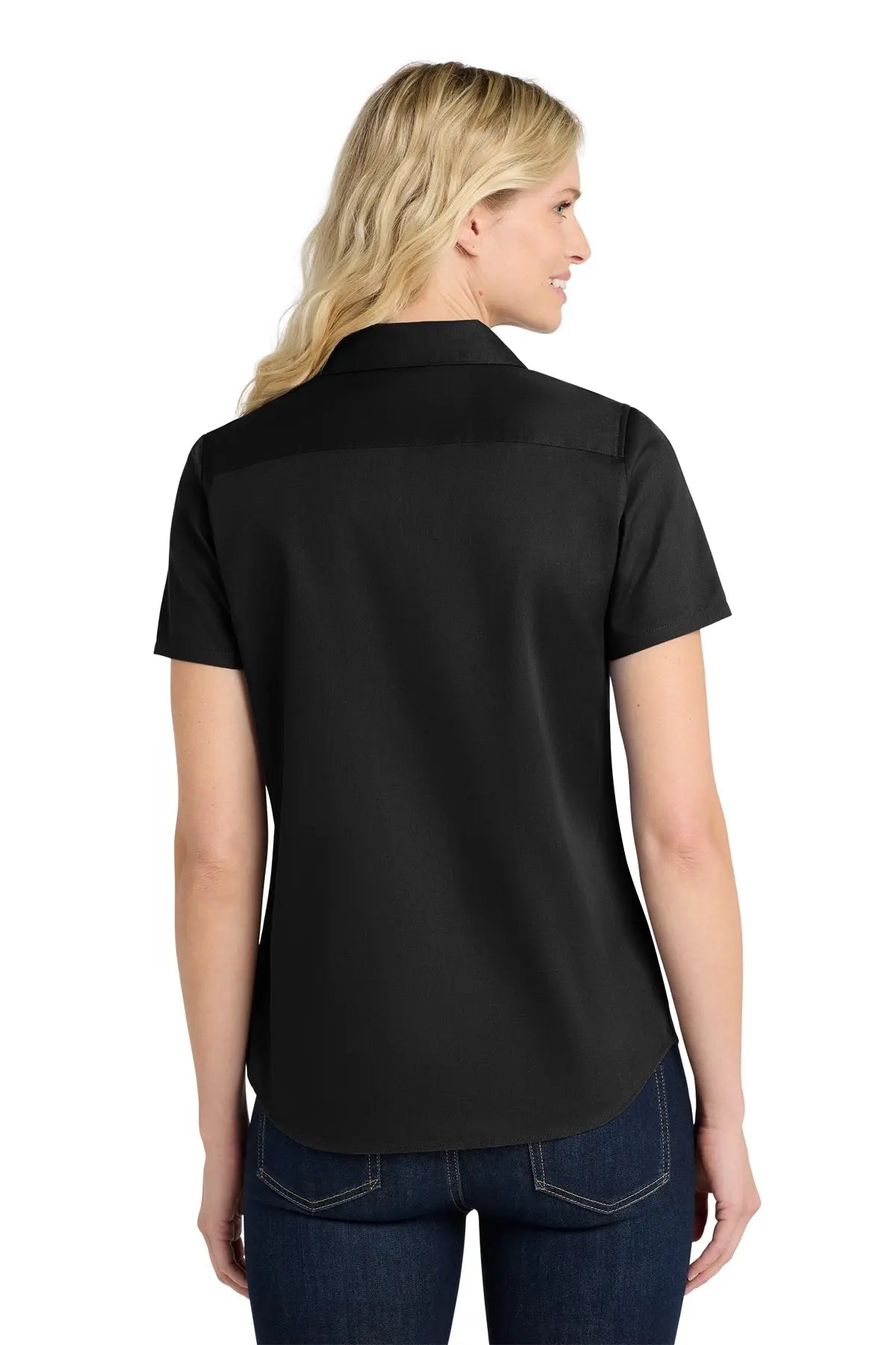 Port Authority® Women's Short Sleeve superPro React™ Twill Shirt #LW809
