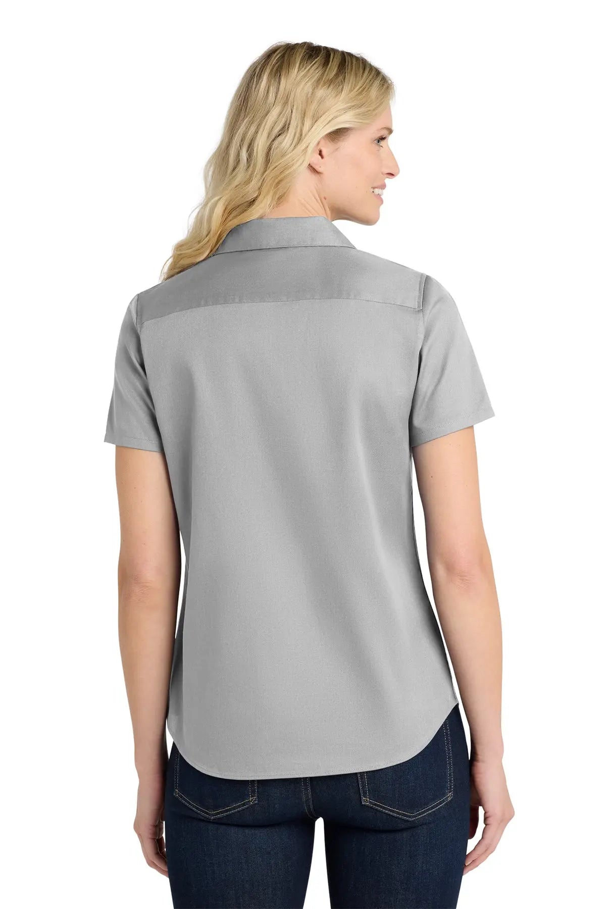 Port Authority® Women's Short Sleeve superPro React™ Twill Shirt #LW809