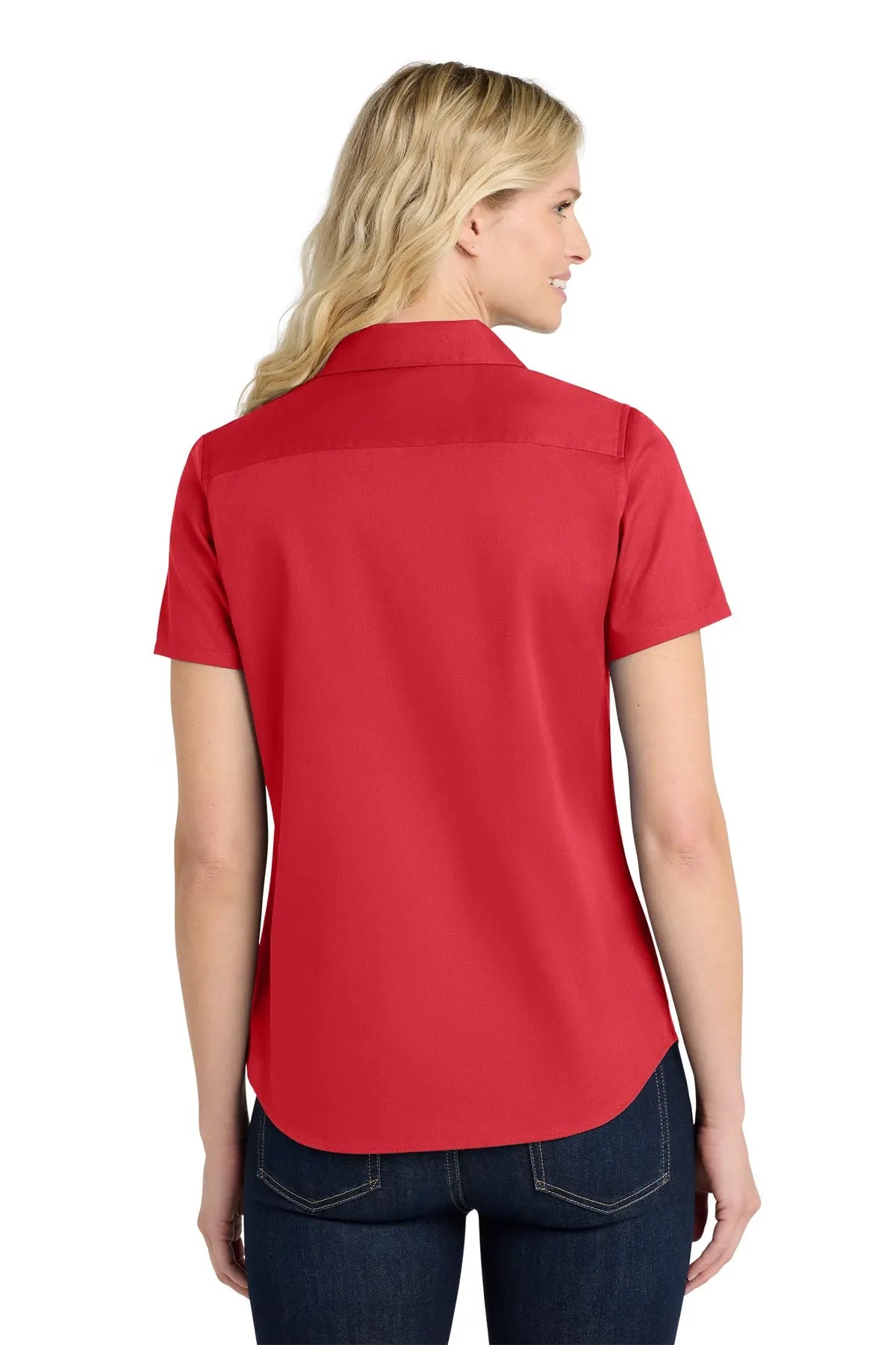 Port Authority® Women's Short Sleeve superPro React™ Twill Shirt #LW809