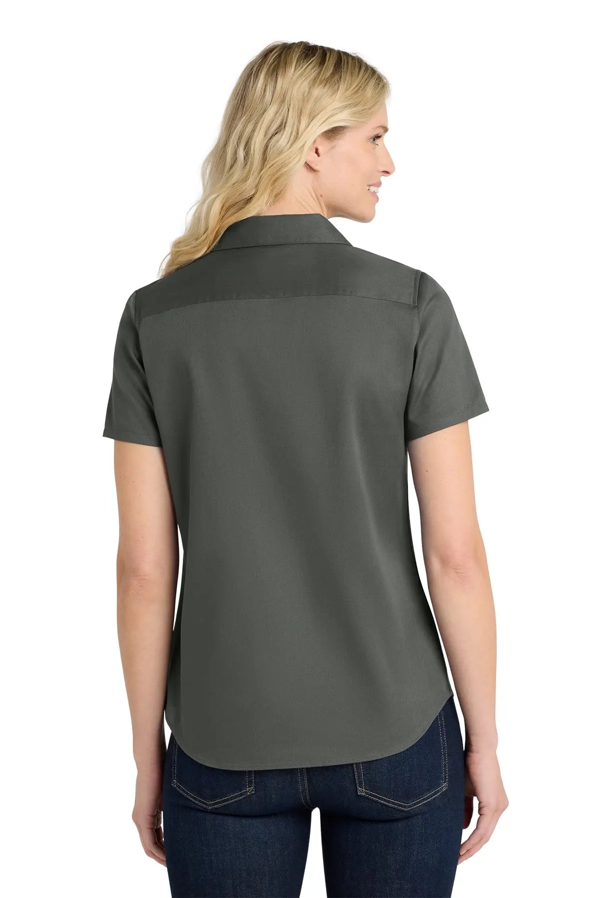 Port Authority® Women's Short Sleeve superPro React™ Twill Shirt #LW809