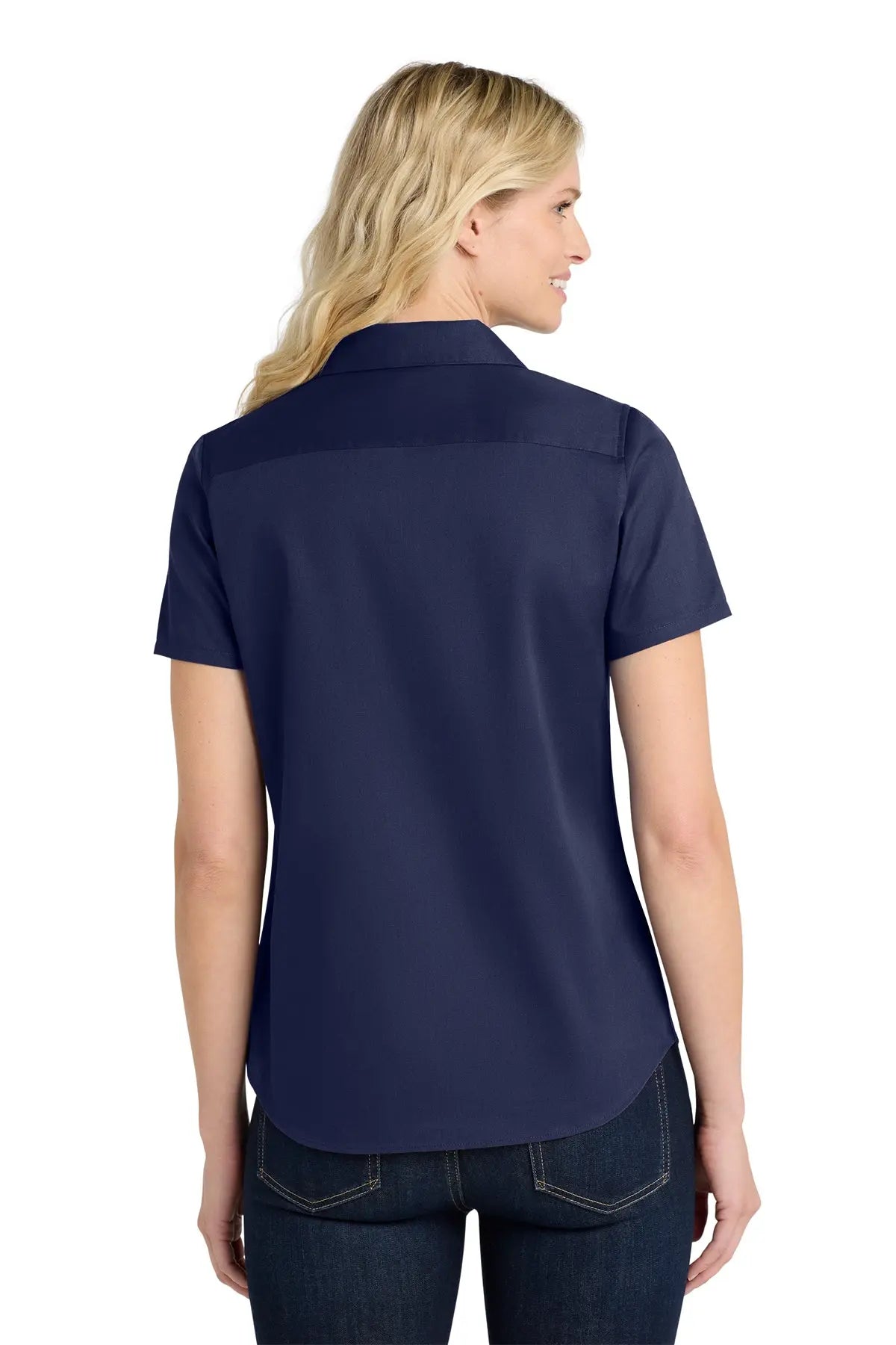 Port Authority® Women's Short Sleeve superPro React™ Twill Shirt #LW809