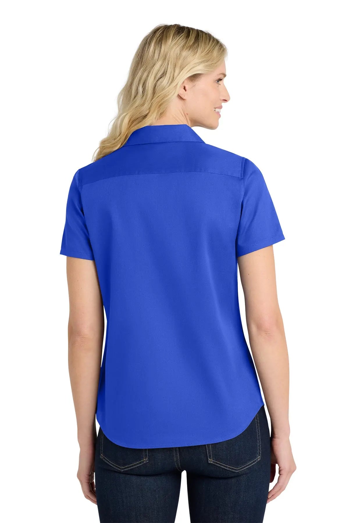 Port Authority® Women's Short Sleeve superPro React™ Twill Shirt #LW809