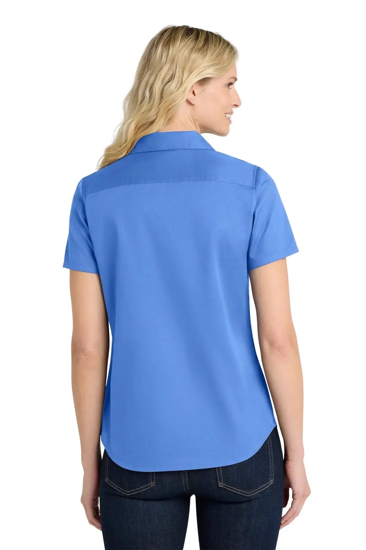 Port Authority® Women's Short Sleeve superPro React™ Twill Shirt #LW809 Game Over Merch