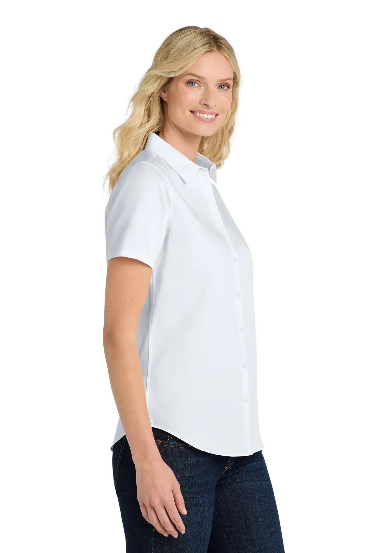 Port Authority® Women's Short Sleeve superPro React™ Twill Shirt #LW809