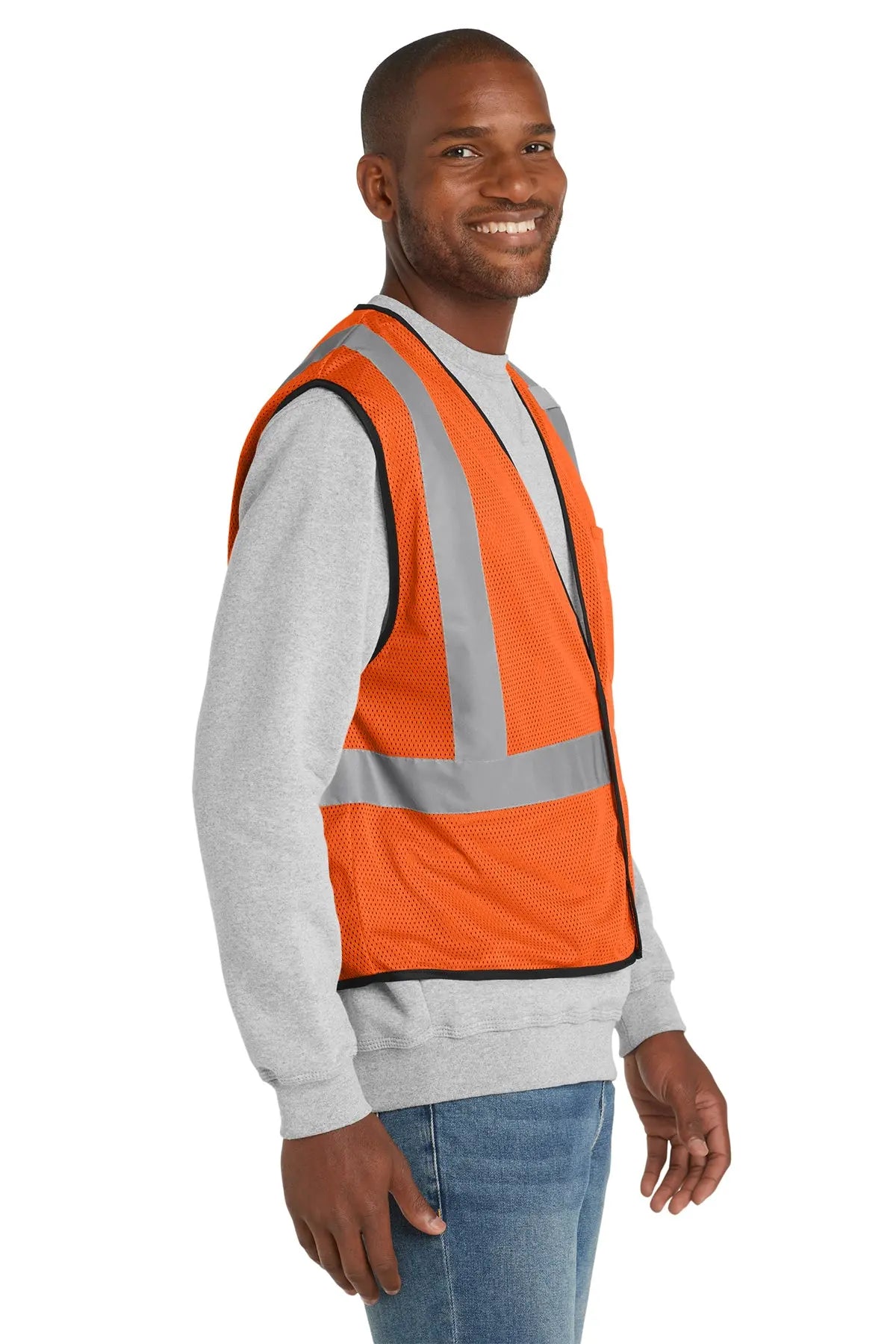 CornerStone® ANSI 107 Class 2 Economy Mesh One-Pocket Vest #CSV100