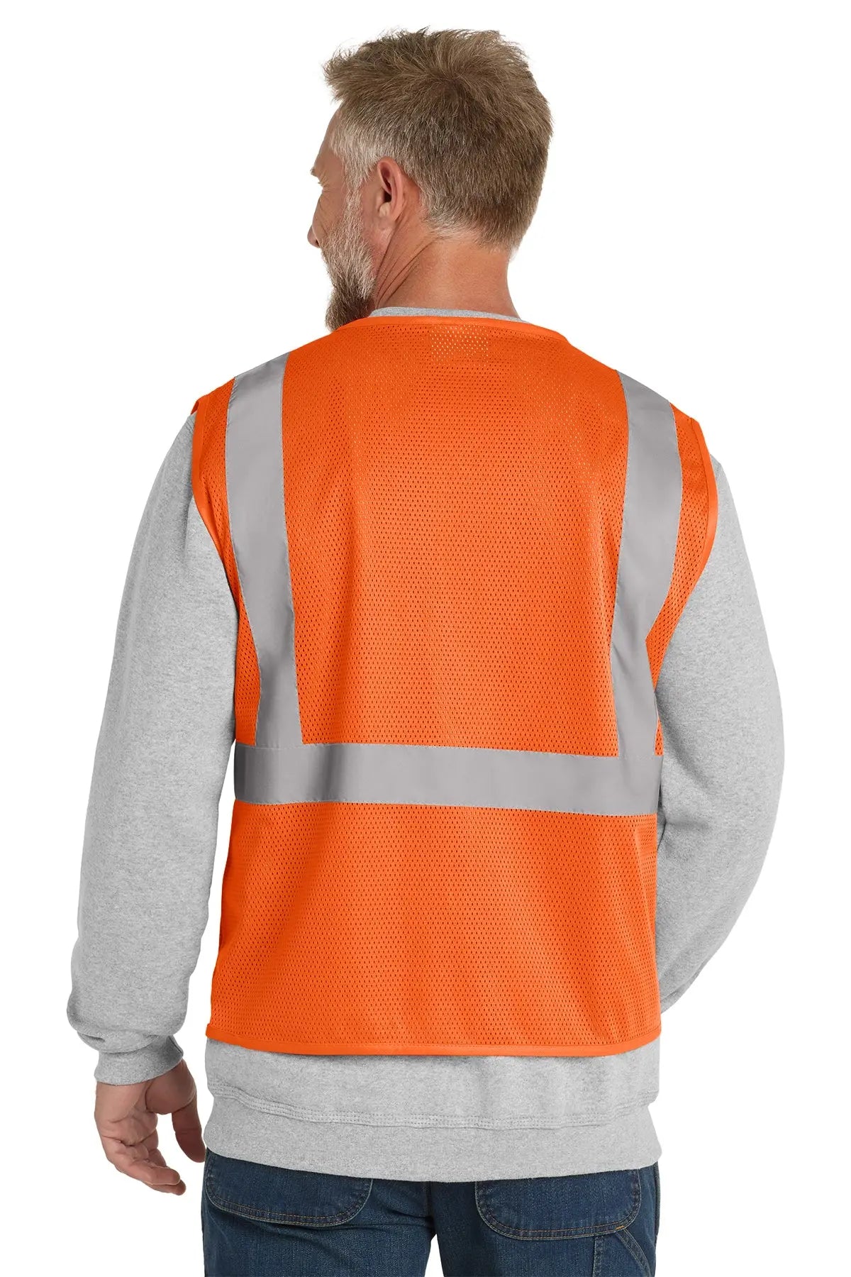 CornerStone® ANSI 107 Class 2 Economy Mesh Zippered Vest #CSV101