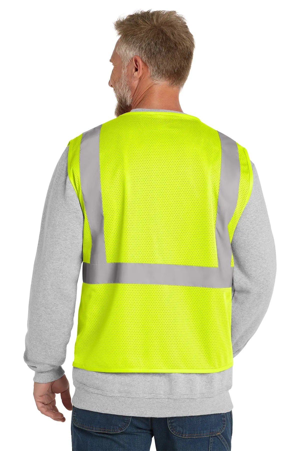 CornerStone® ANSI 107 Class 2 Economy Mesh Zippered Vest #CSV101