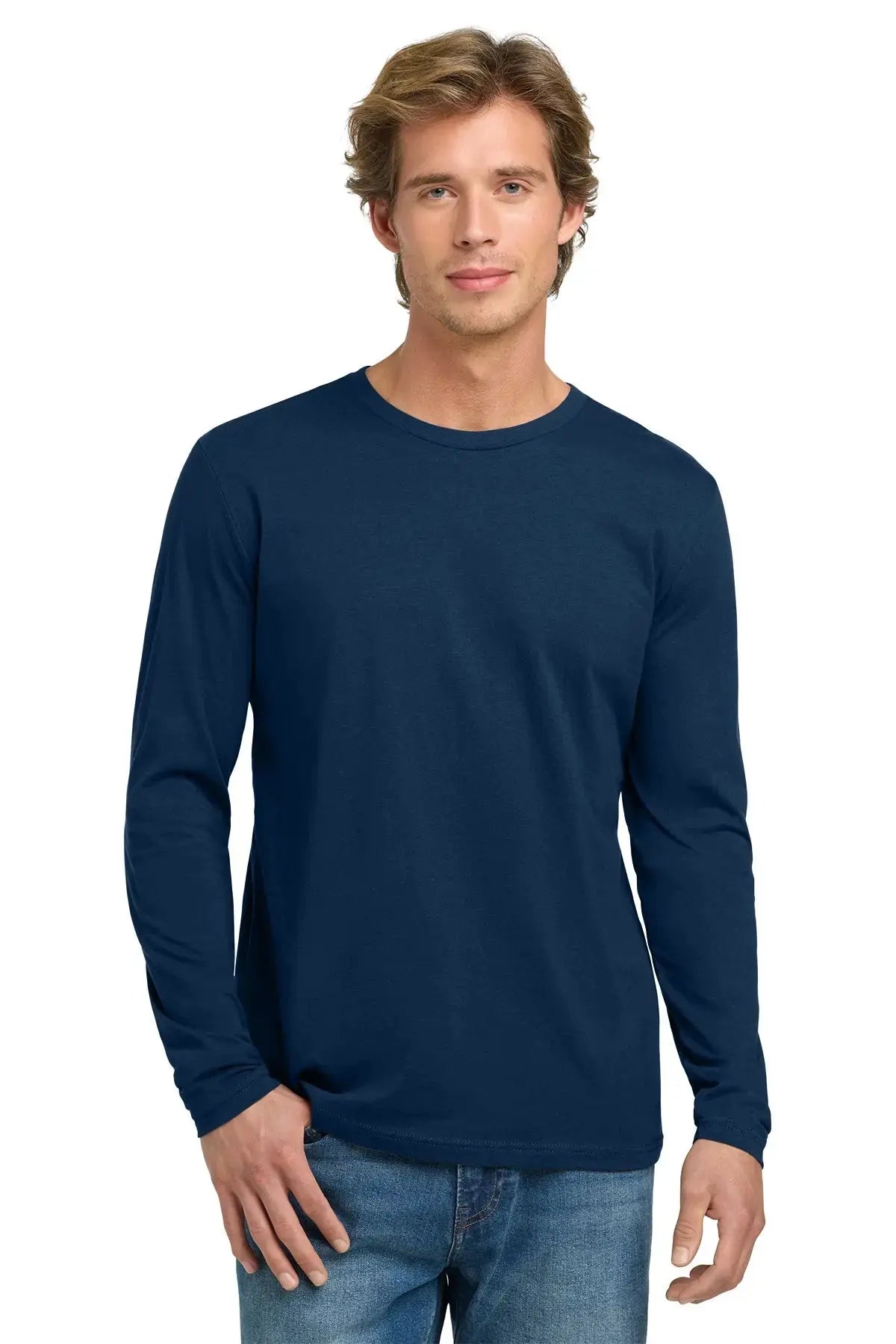 Next Level Apparel® Cotton Long Sleeve Tee #NL3601 Game Over Merch