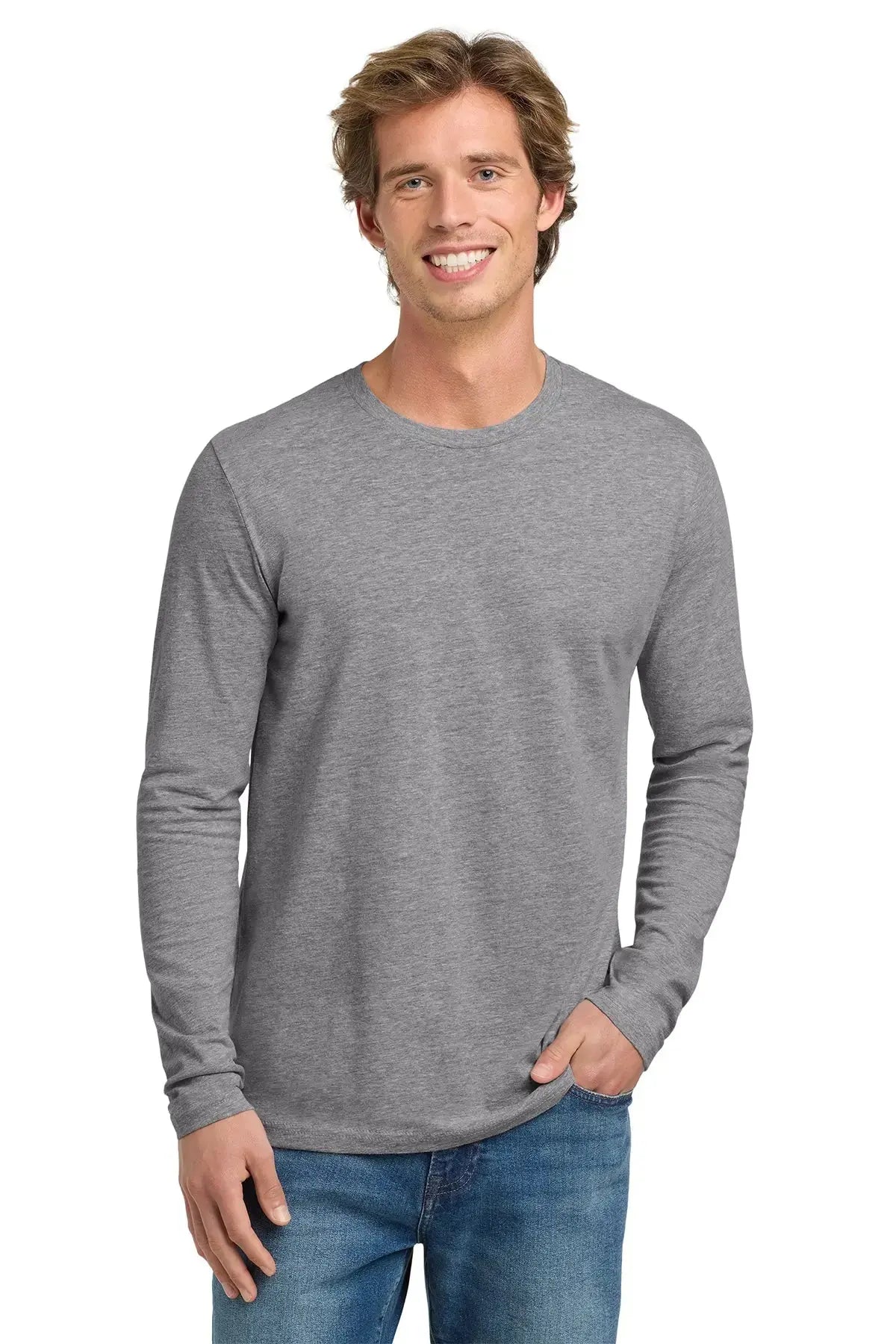 Next Level Apparel® Cotton Long Sleeve Tee #NL3601 Game Over Merch