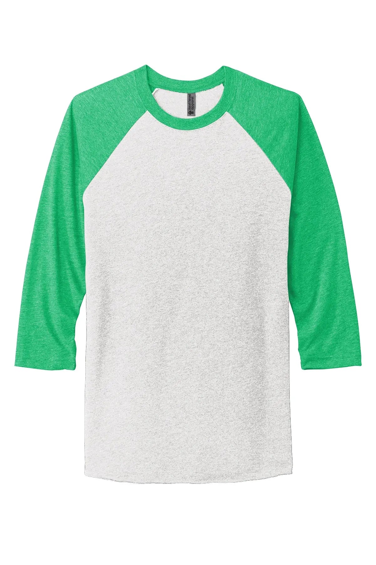 Next Level Apparel® Adult Tri-Blend 3/4-Sleeve Raglan Tee #NL6051