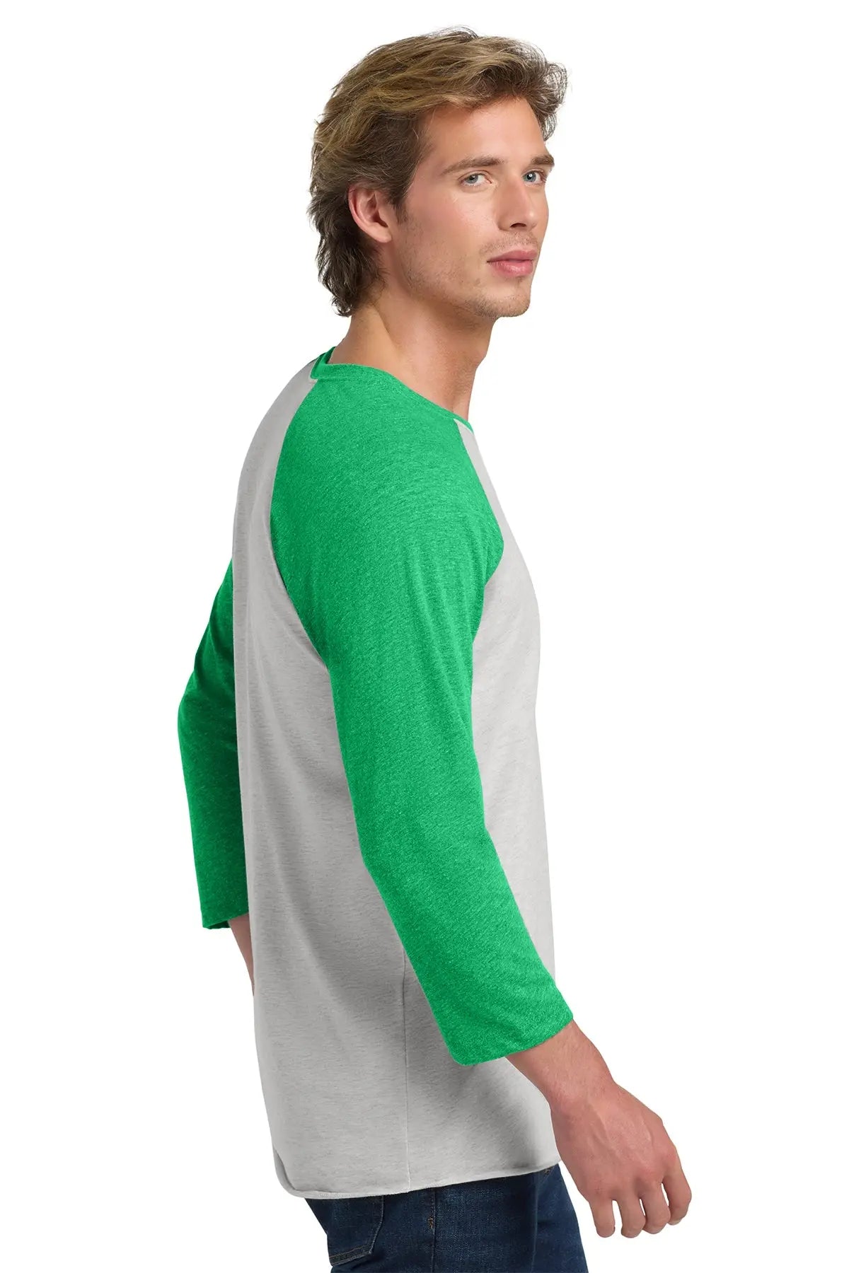 Next Level Apparel® Adult Tri-Blend 3/4-Sleeve Raglan Tee #NL6051