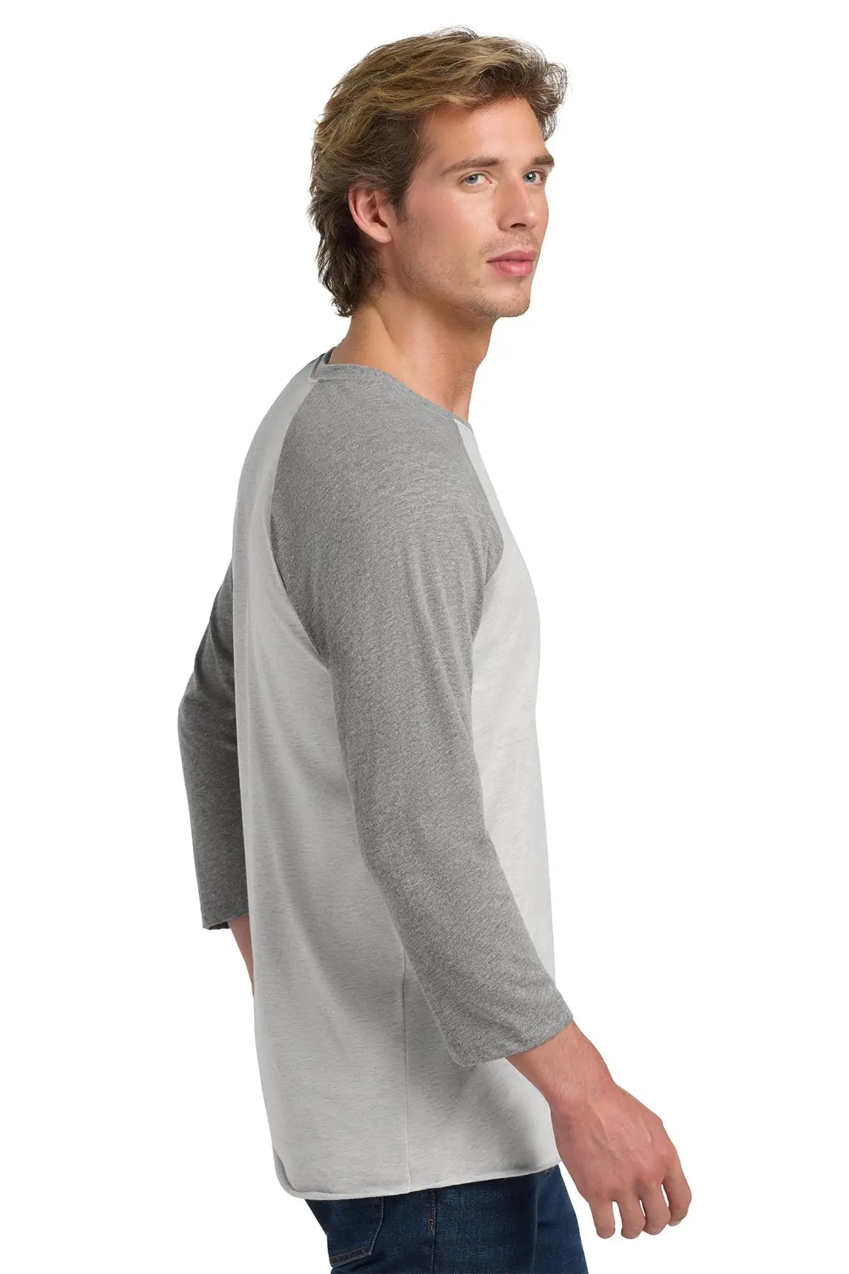 Next Level Apparel® Adult Tri-Blend 3/4-Sleeve Raglan Tee #NL6051