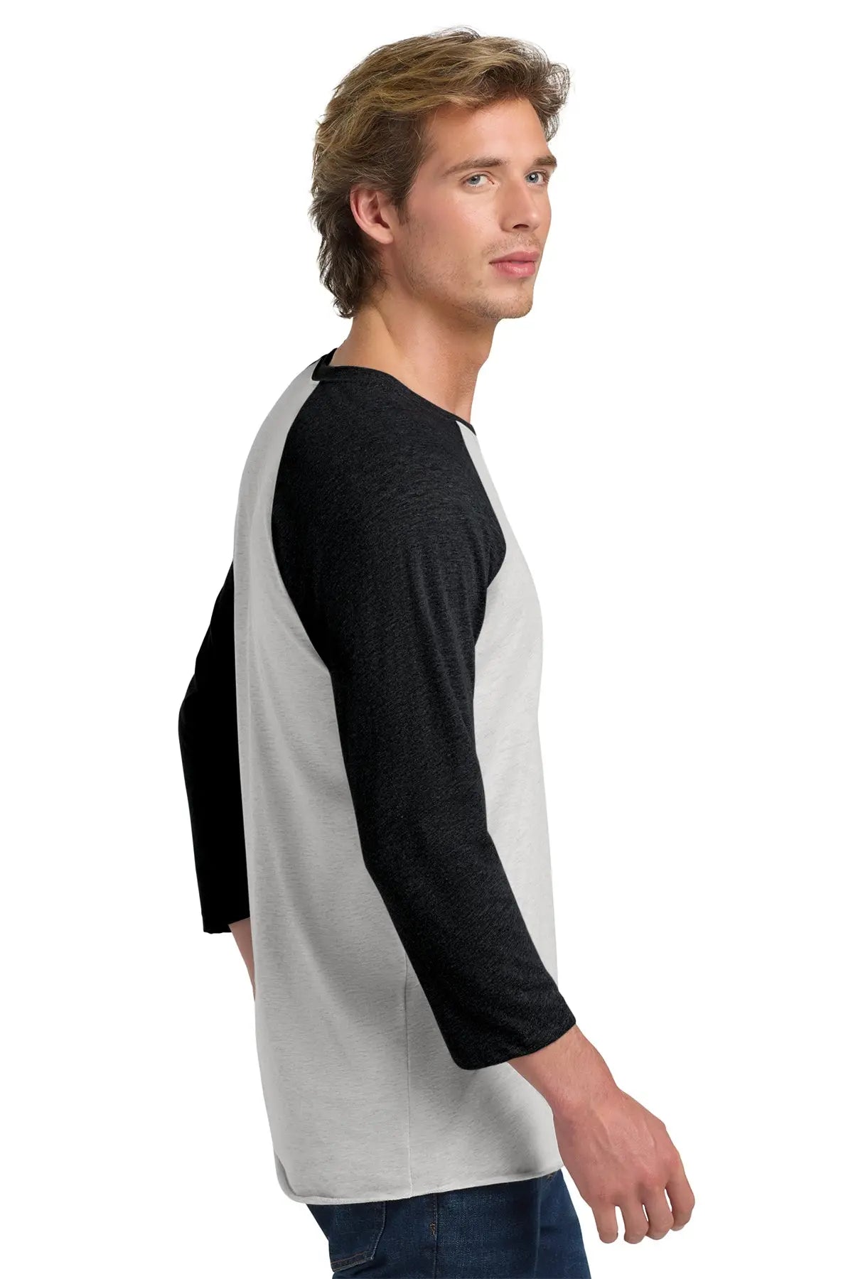 Next Level Apparel® Adult Tri-Blend 3/4-Sleeve Raglan Tee #NL6051