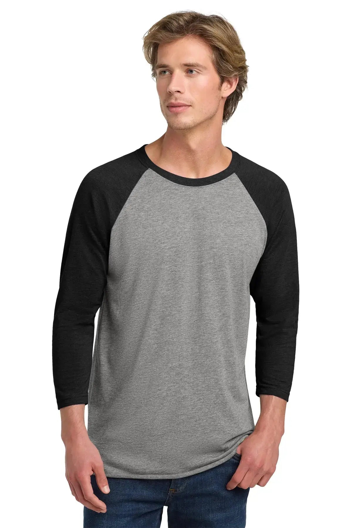 Next Level Apparel® Adult Tri-Blend 3/4-Sleeve Raglan Tee #NL6051 Game Over Merch